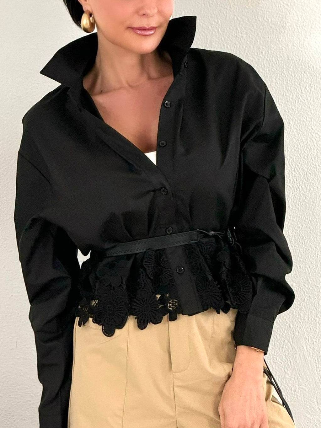 Blouse Gayle cotton black