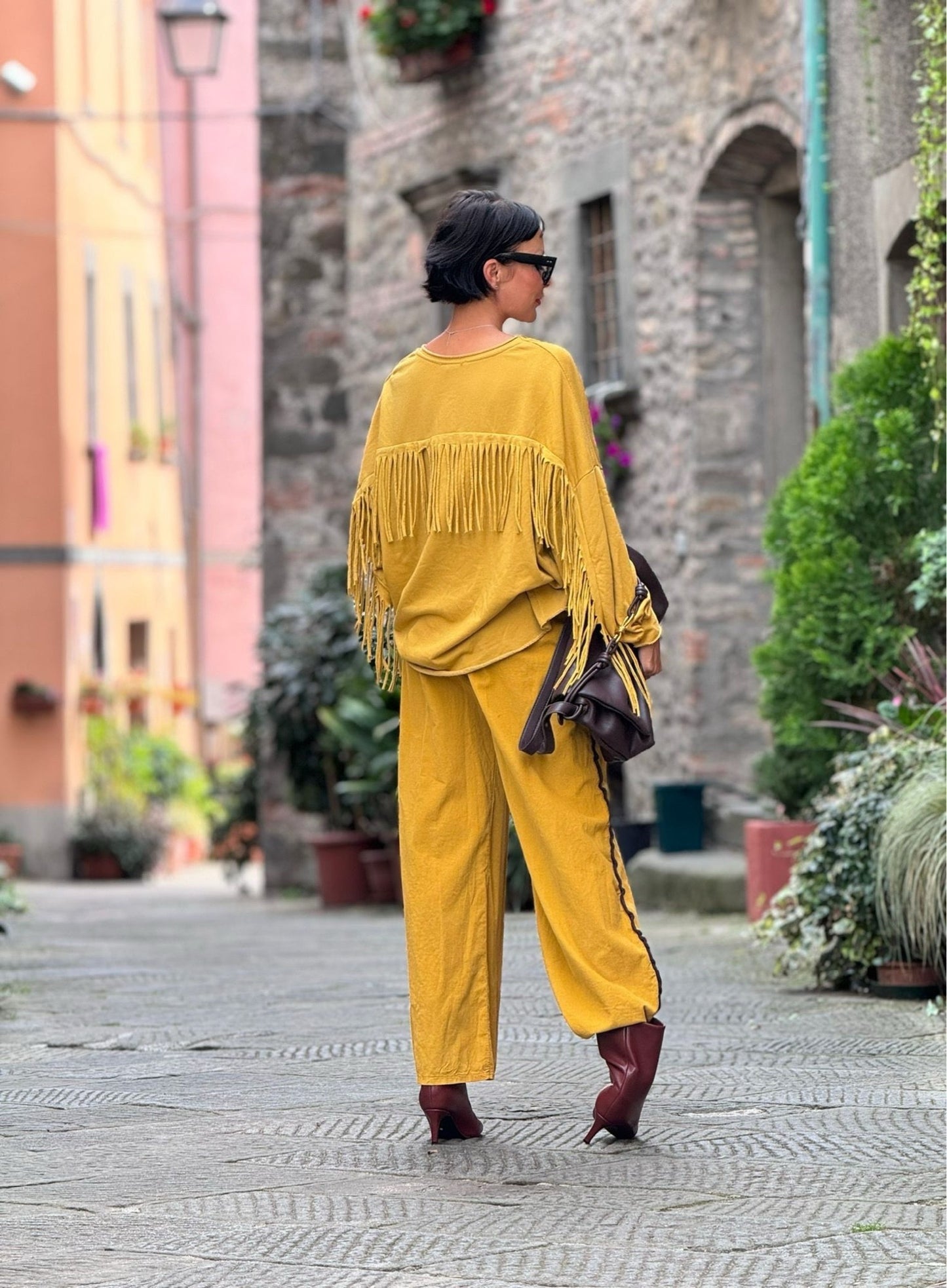Pants Lyra mustard