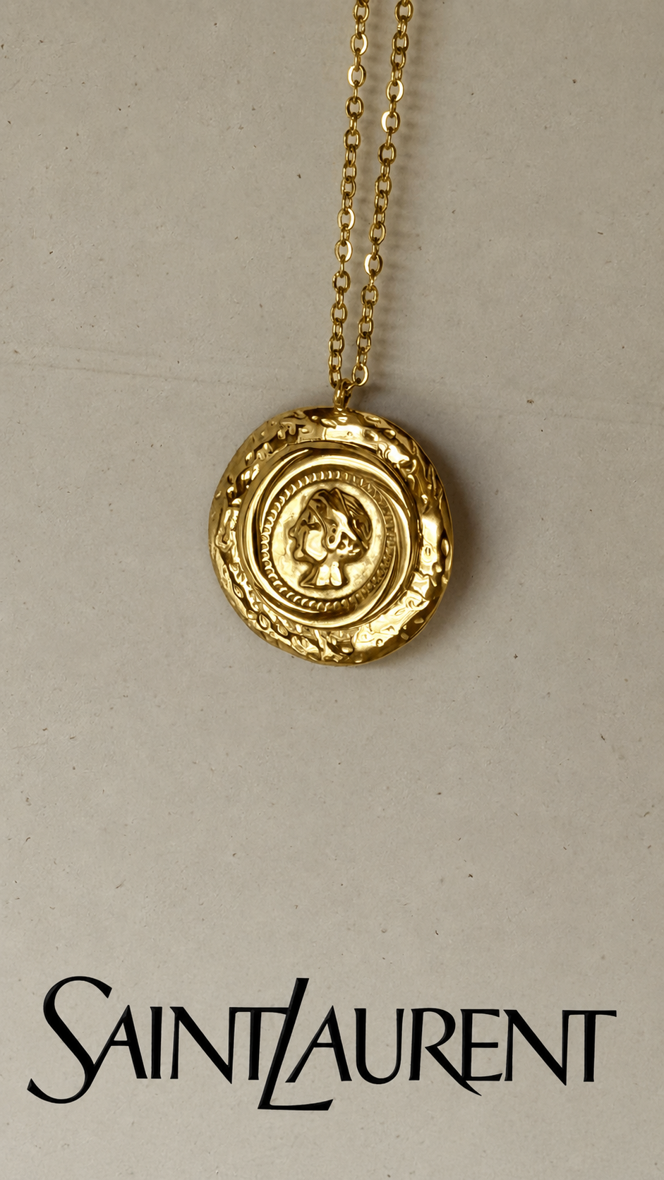 Chain Medallion gold