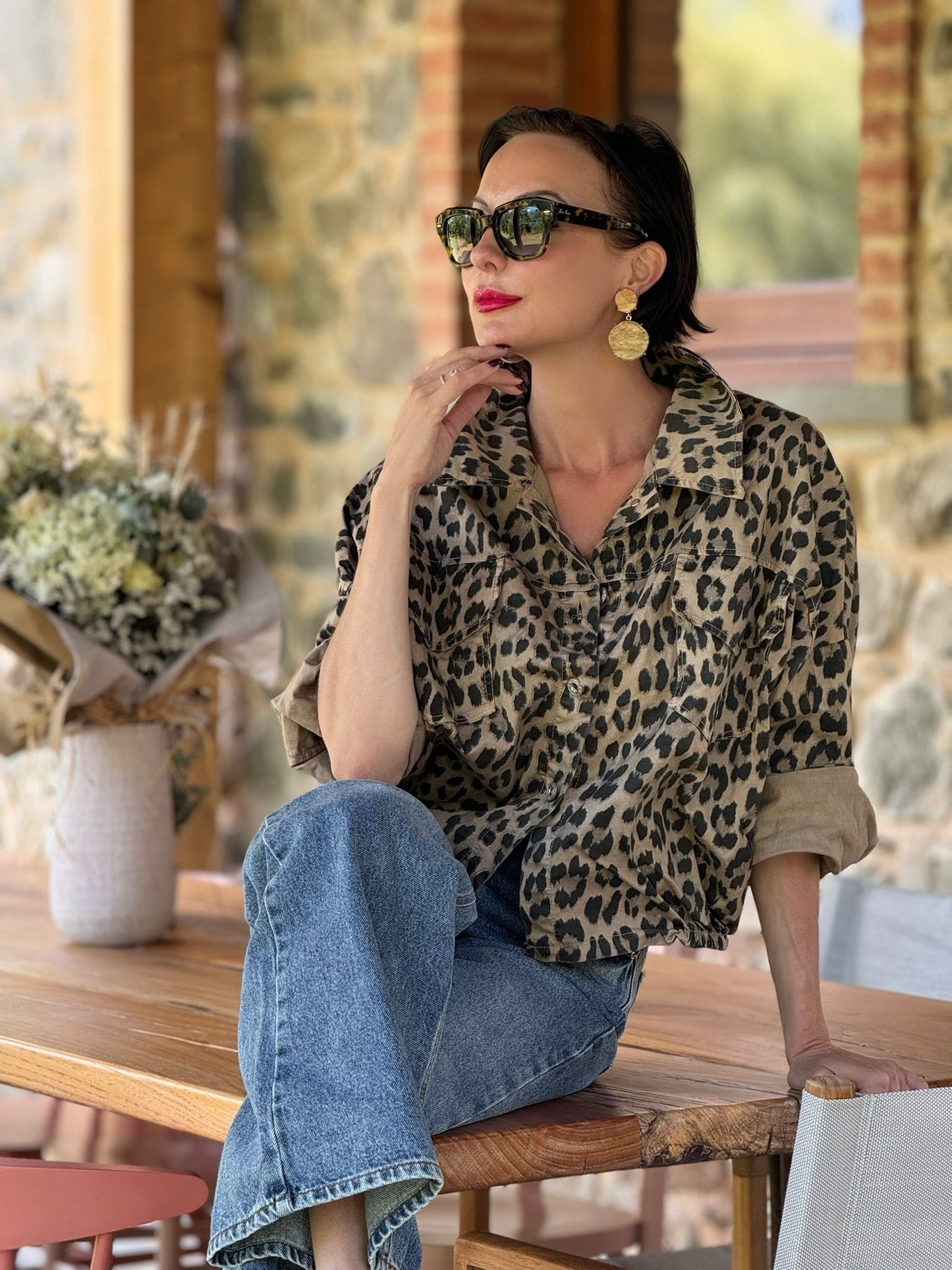 Jacket Forest leopard