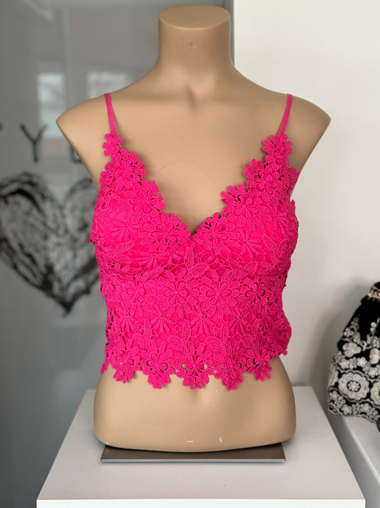 Top lace magritte fuchsia