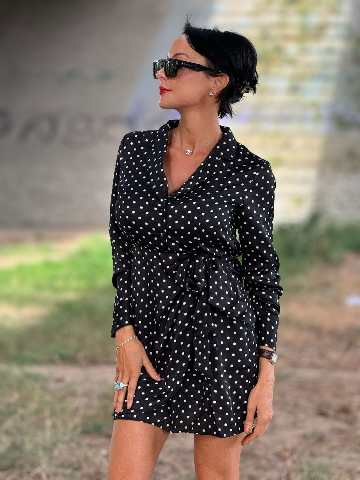 Dress Selene polka dot