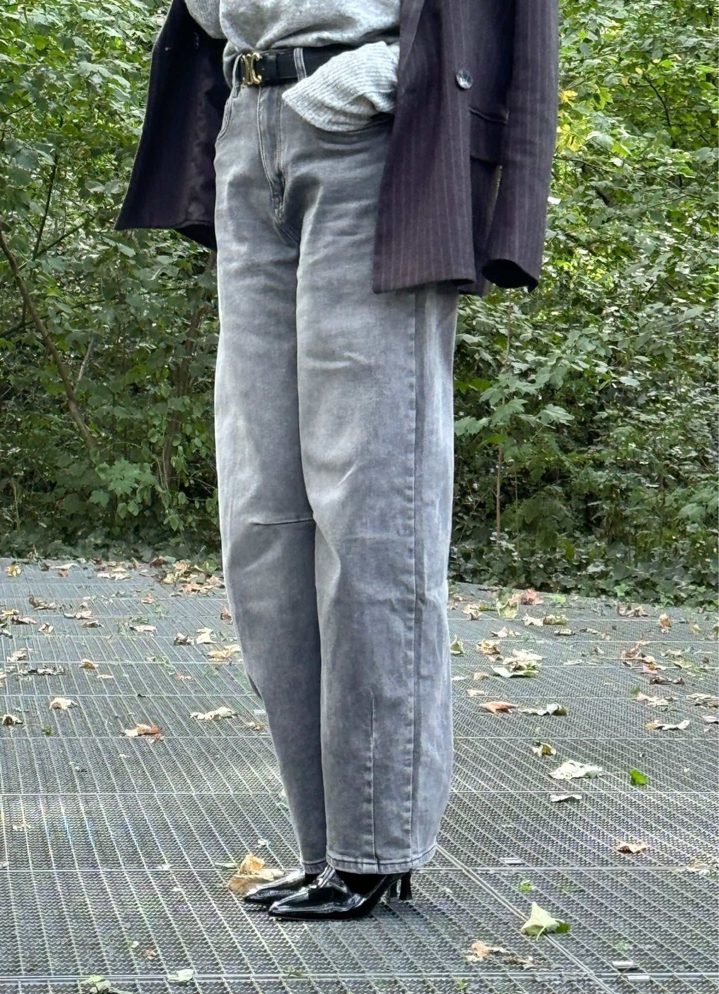 Jeans Lilith barrel grey