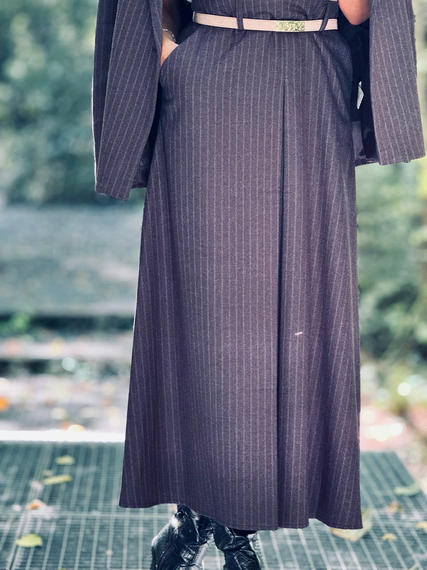 Skirt Liv striped black