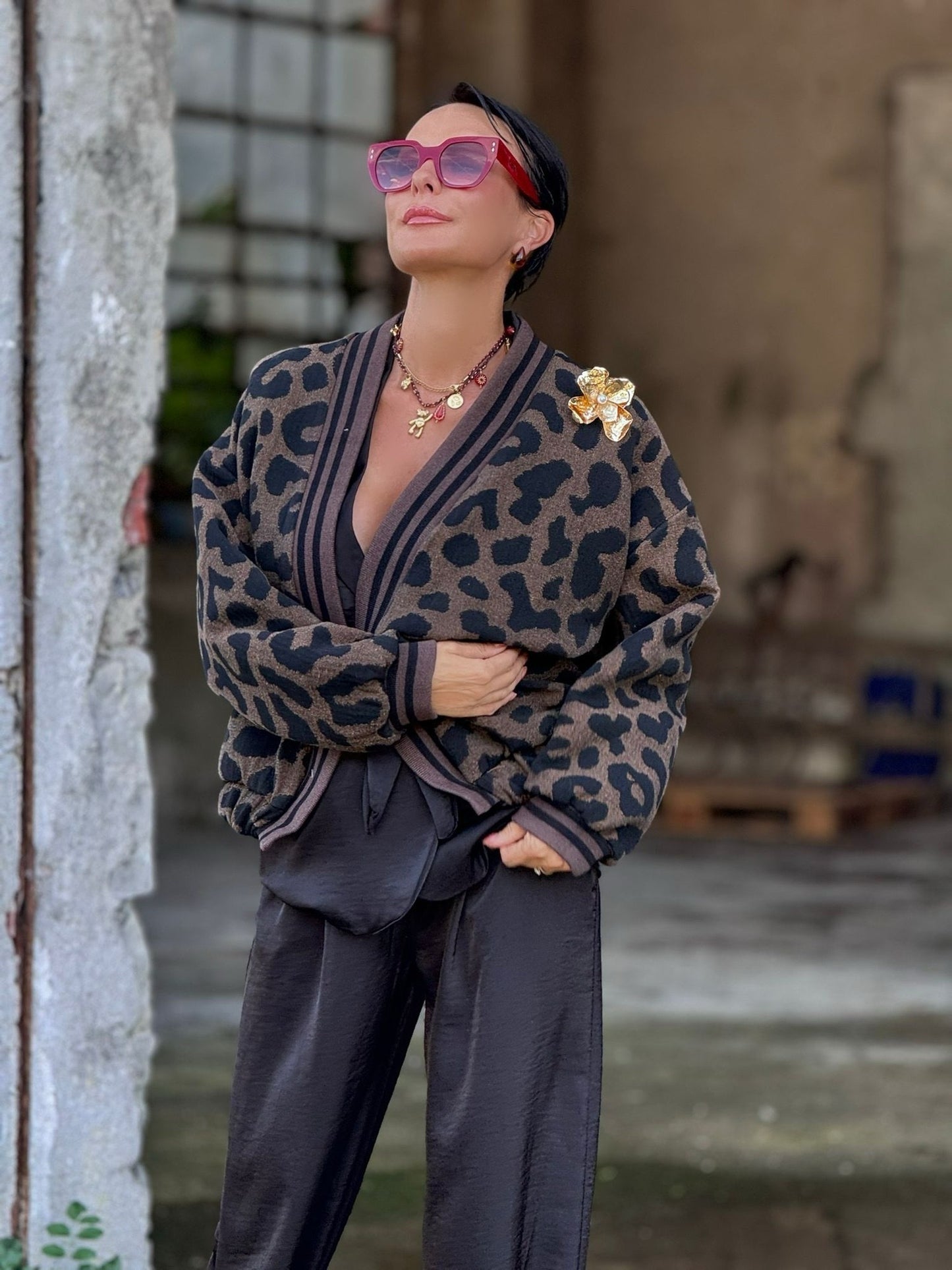 Bomber Malia brown
