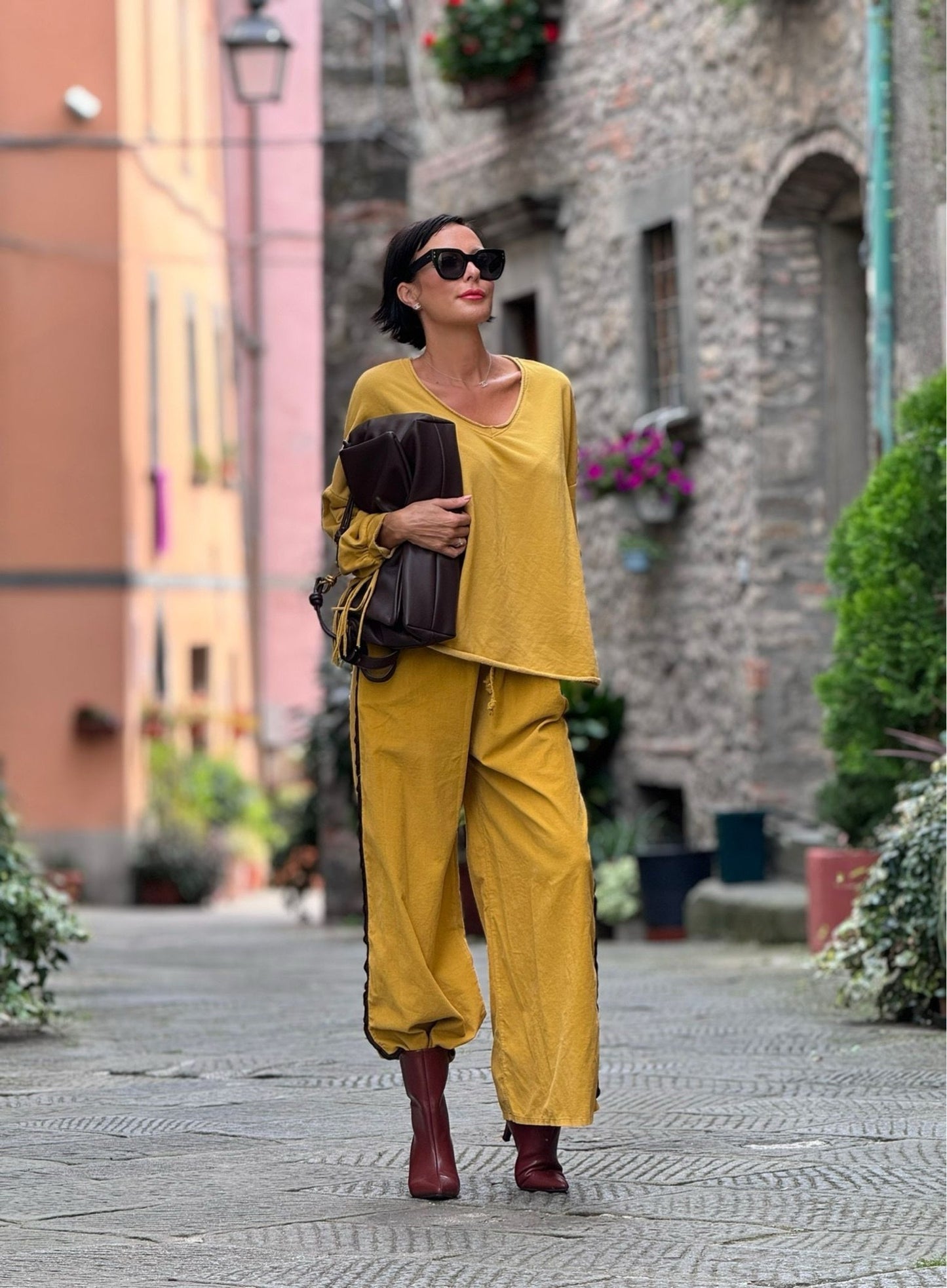 Pants Lyra mustard