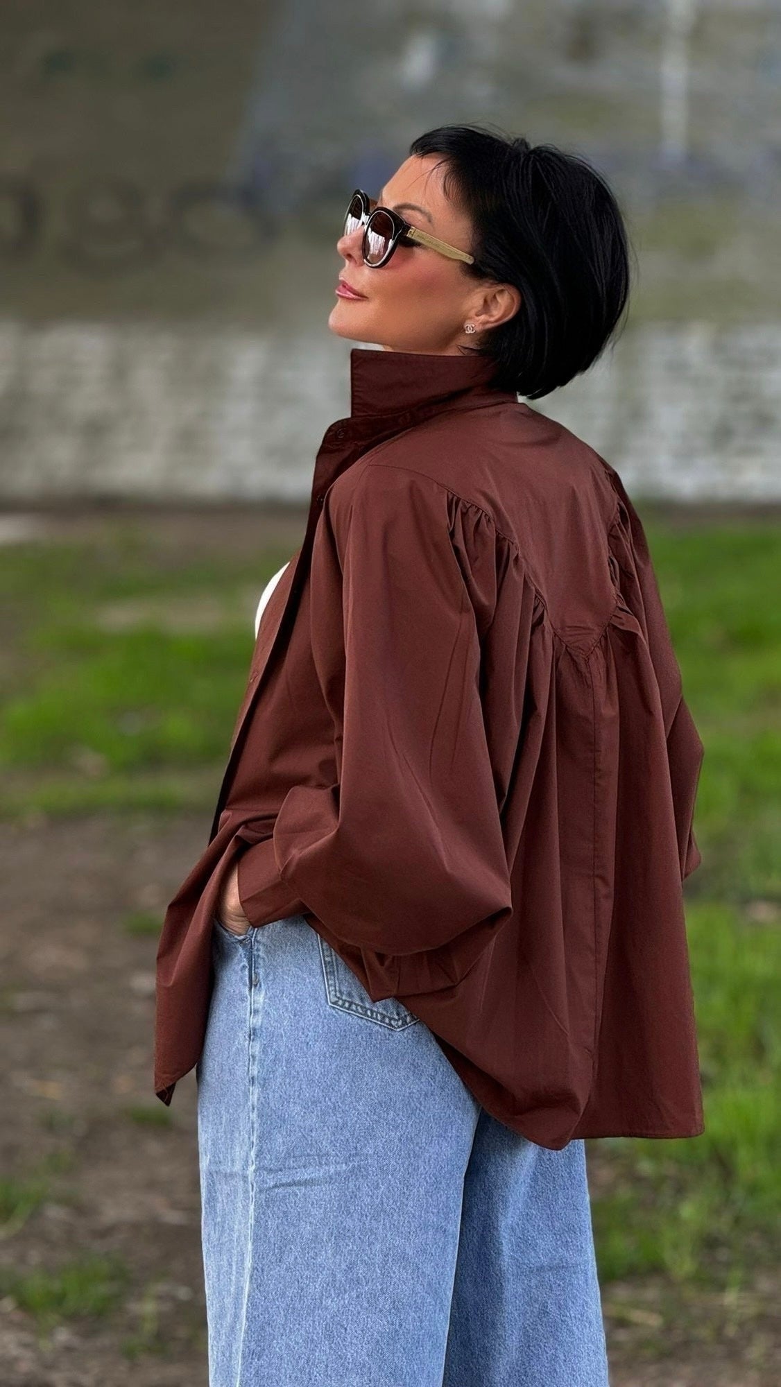 Blouse Lola cruz rust