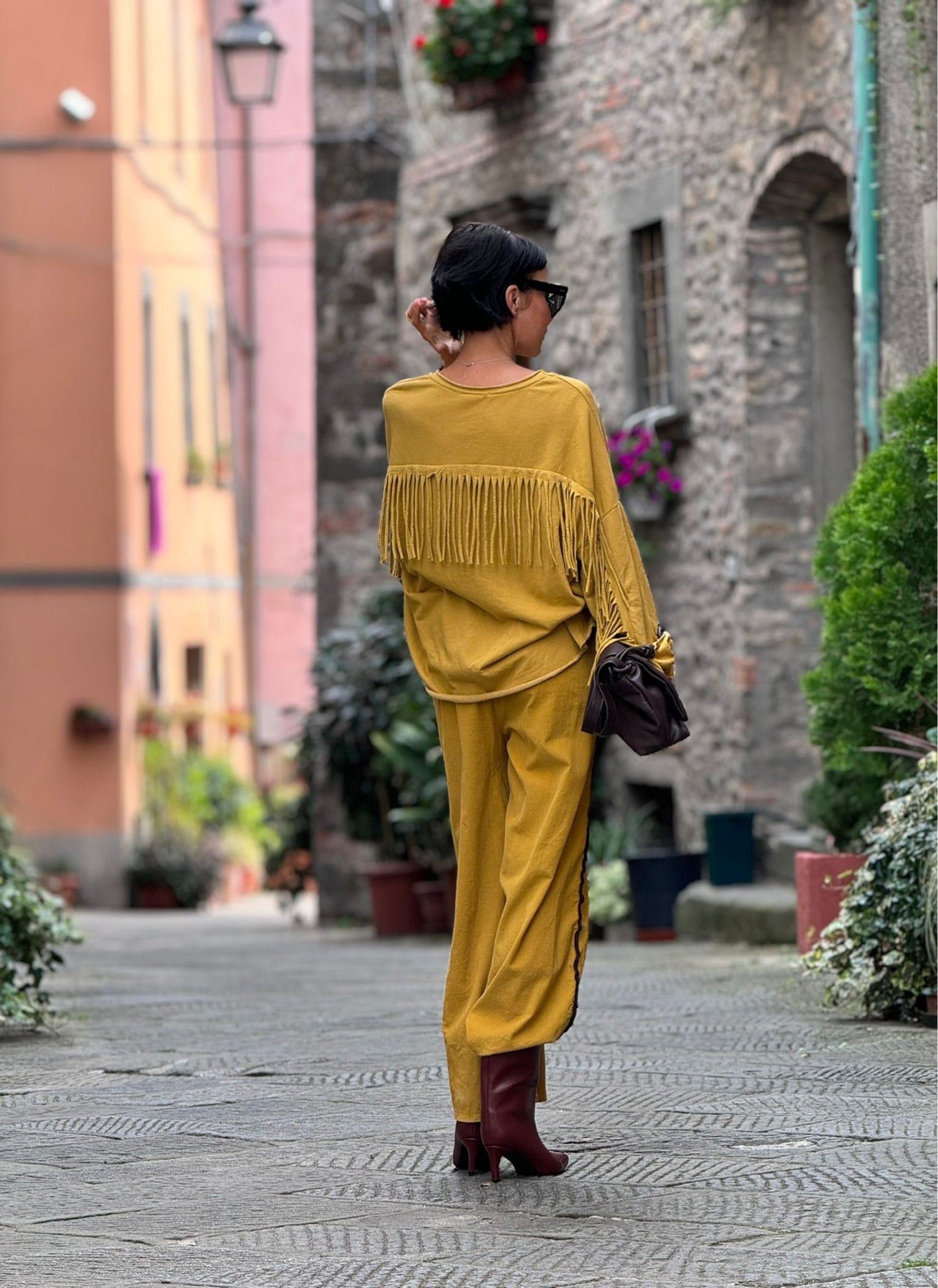 Pants Lyra mustard