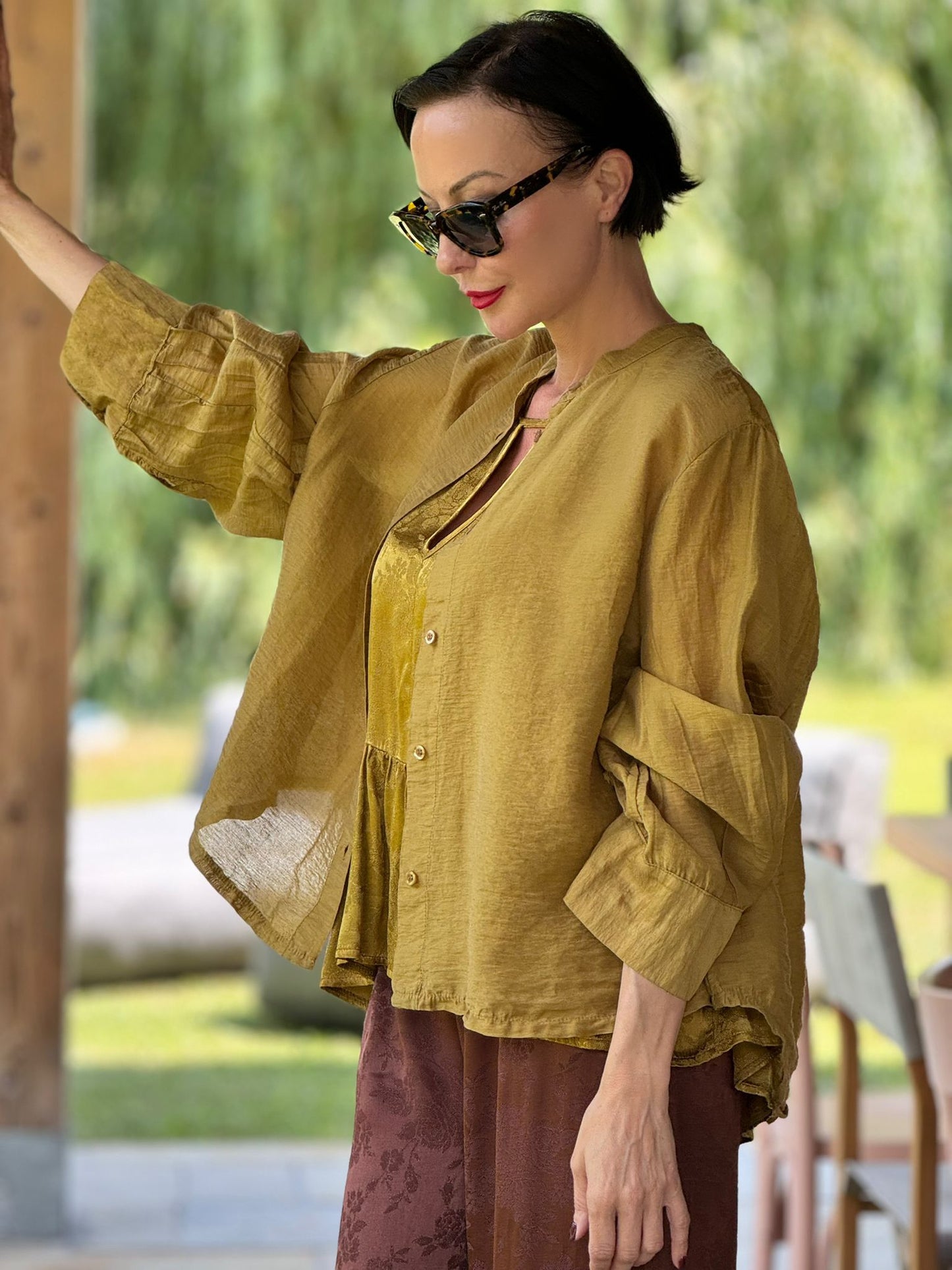 Blouse Grape LM