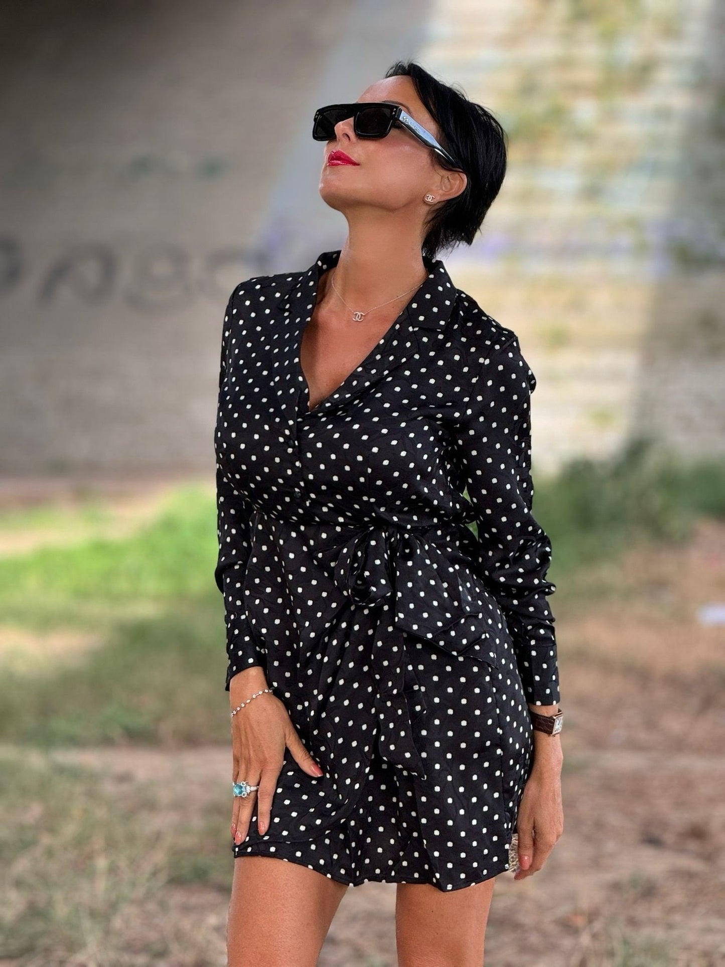Dress Selene polka dot