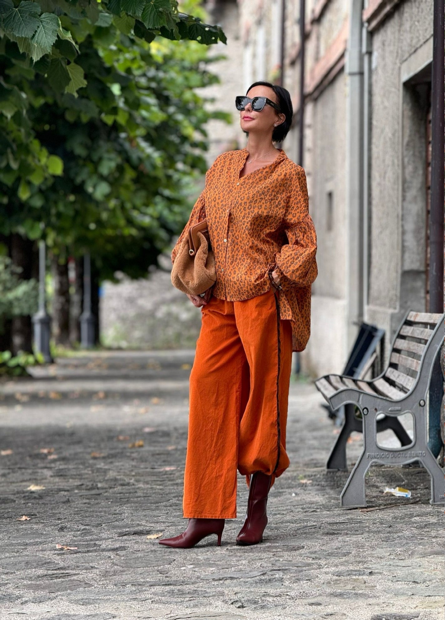 Pants Lyra tangerine
