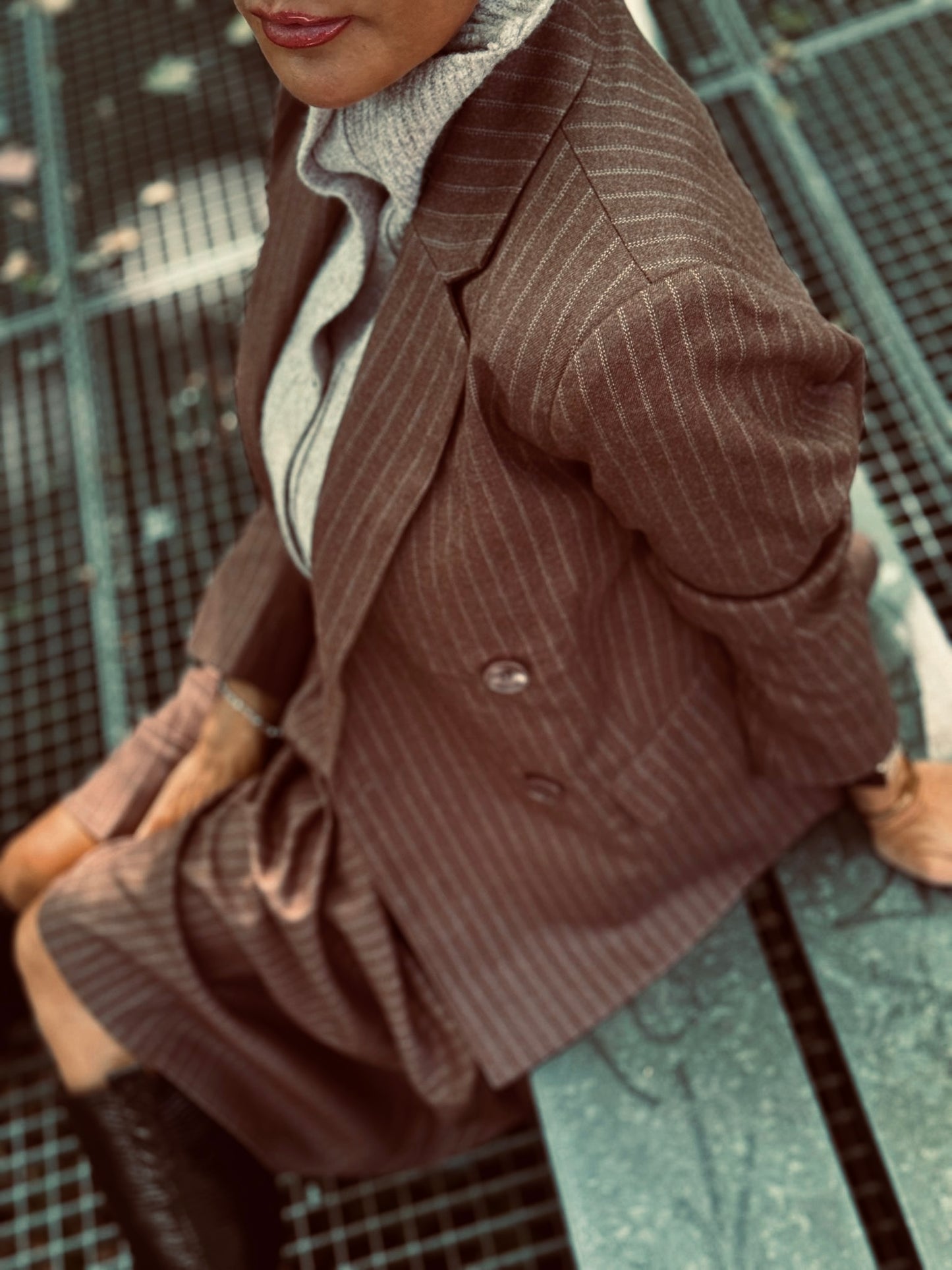 Blazer Liv striped hazel