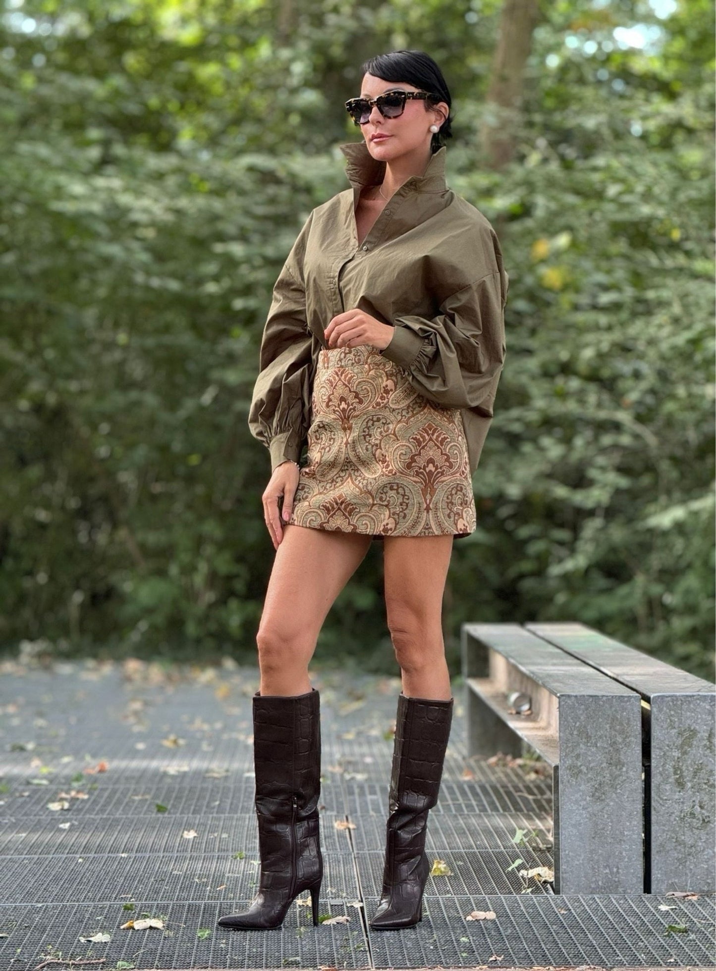 Skirt Scarlett green