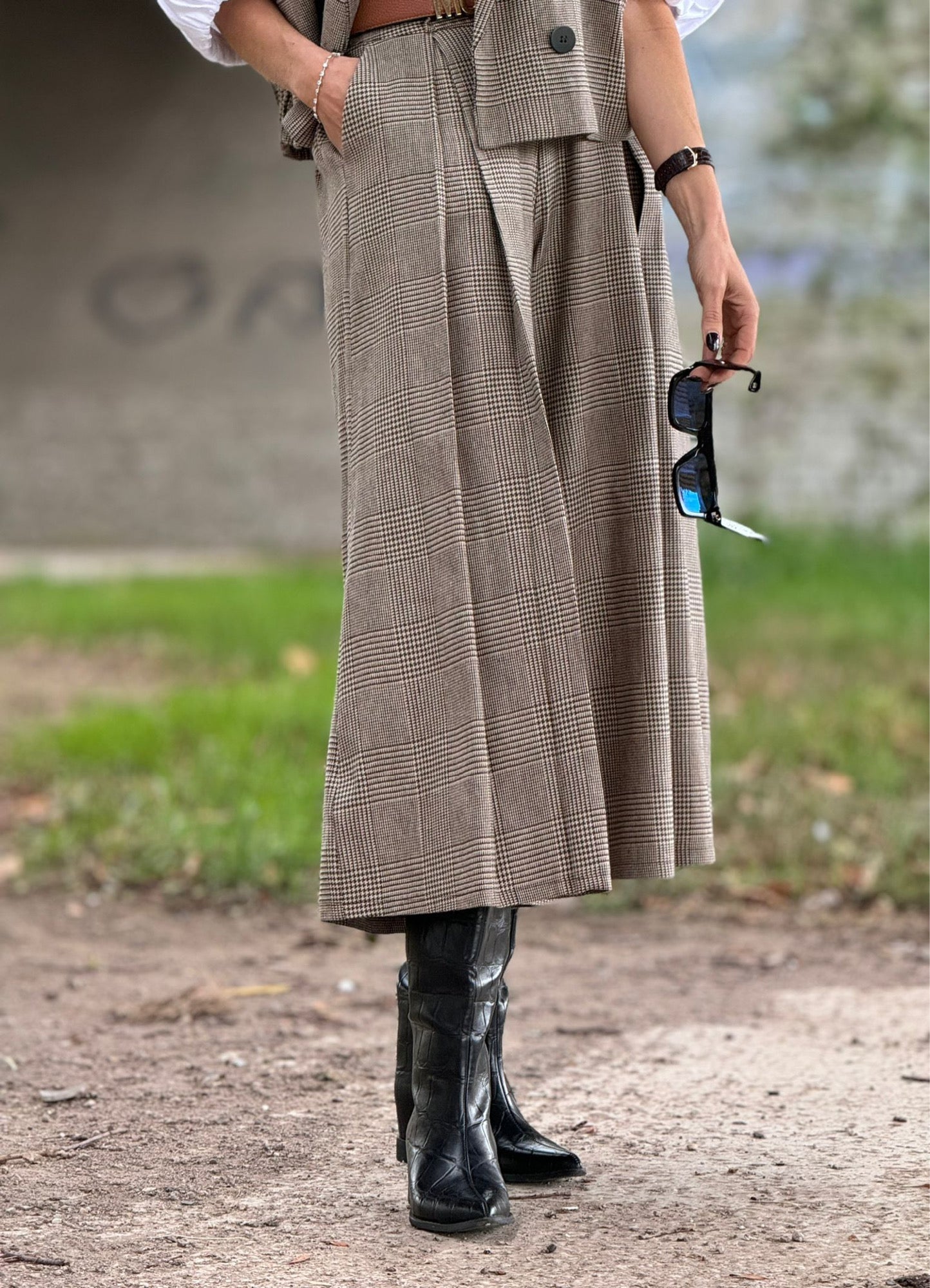 Pants Irina tartan