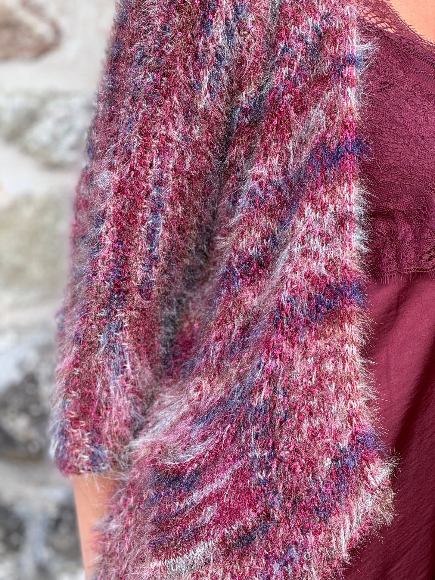 Cardigan Ember burgundy
