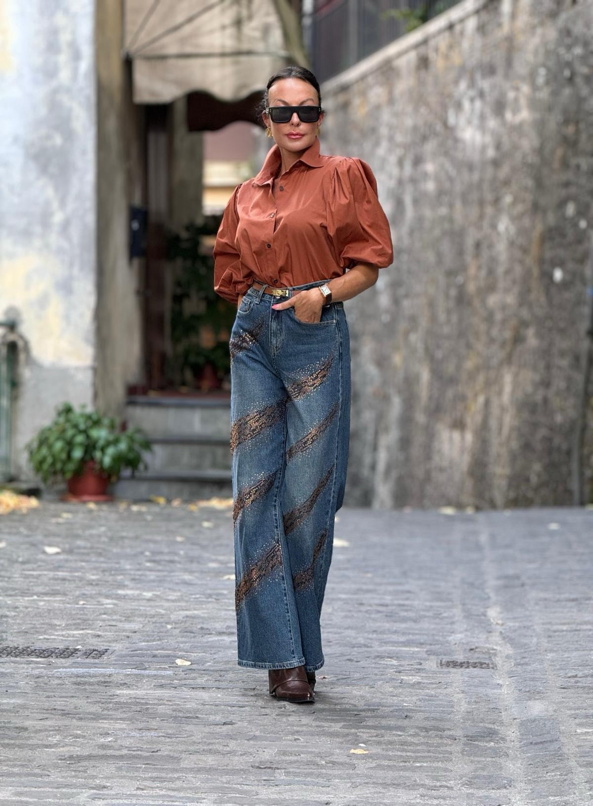 Pants Elowen tiger jeans