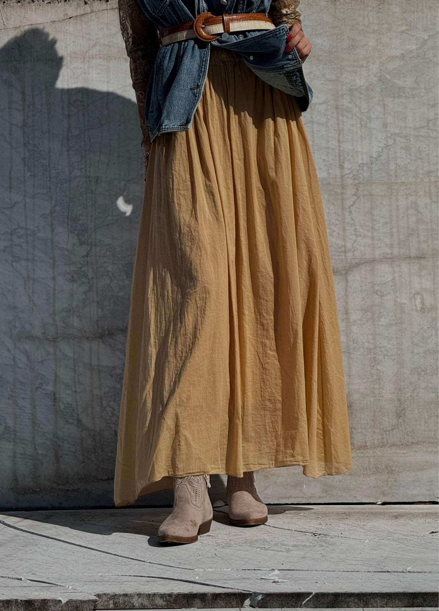 Skirt caspian camel