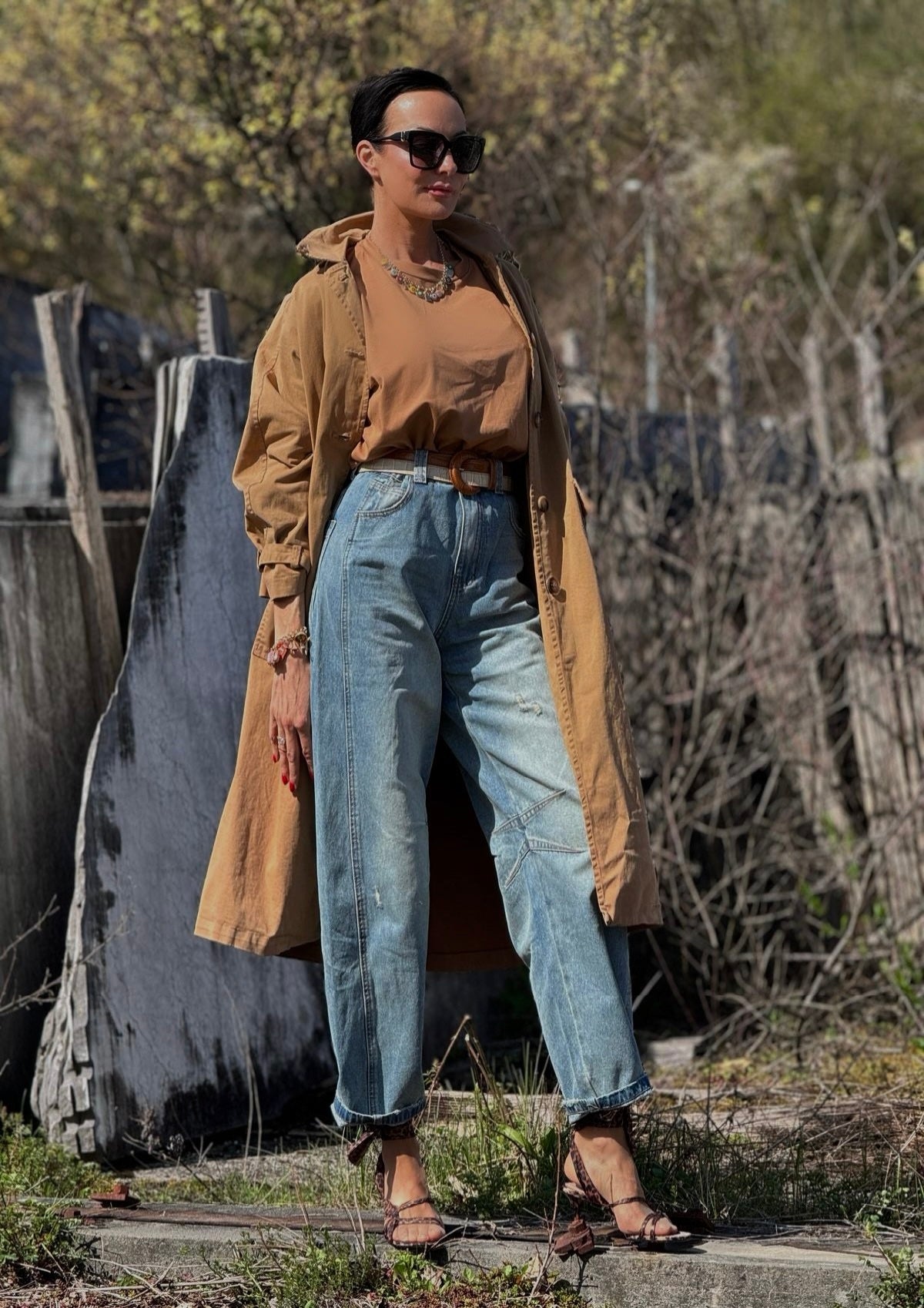Trench Dakota camel