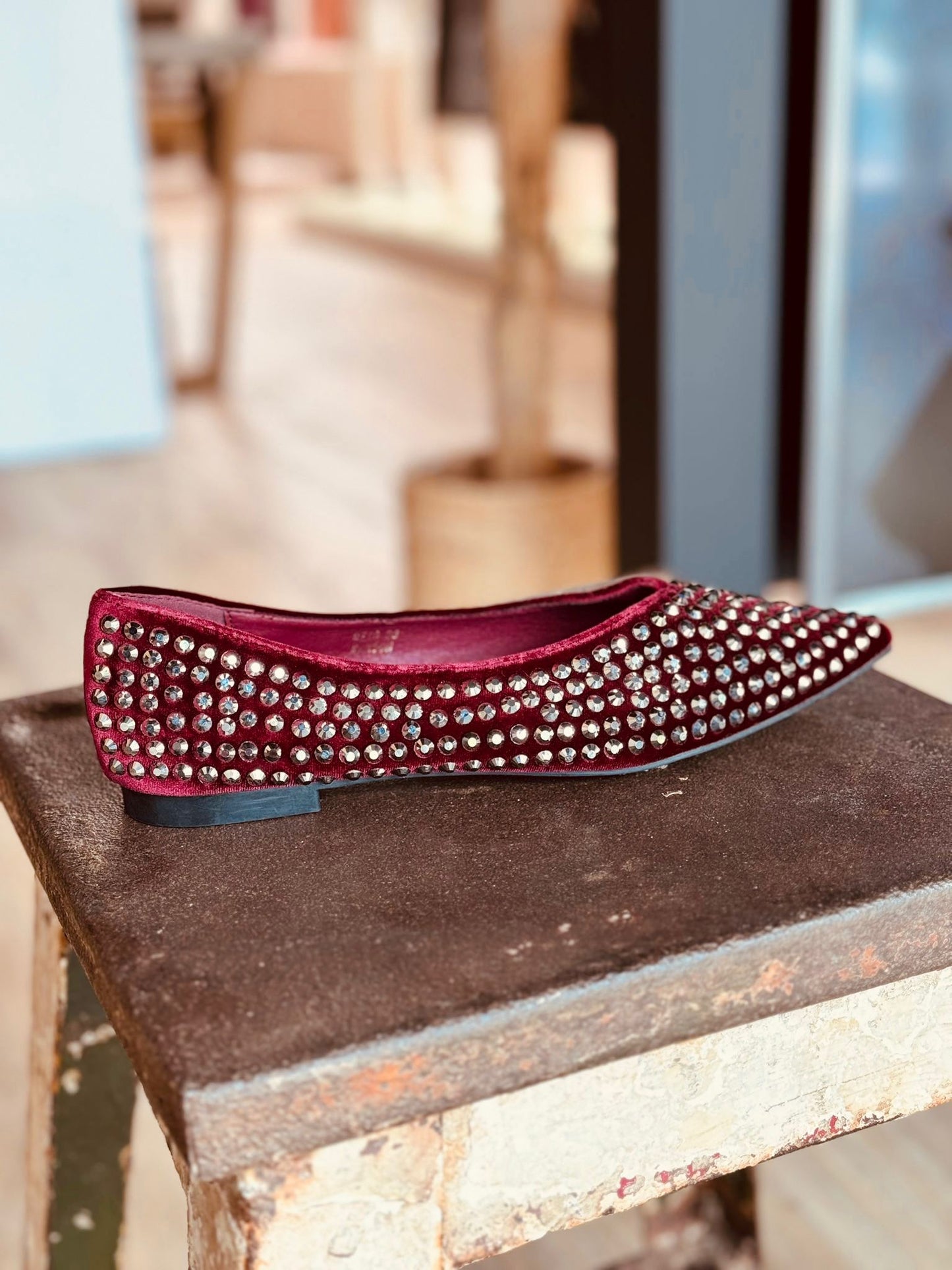 Ballerin sparkle burgundy