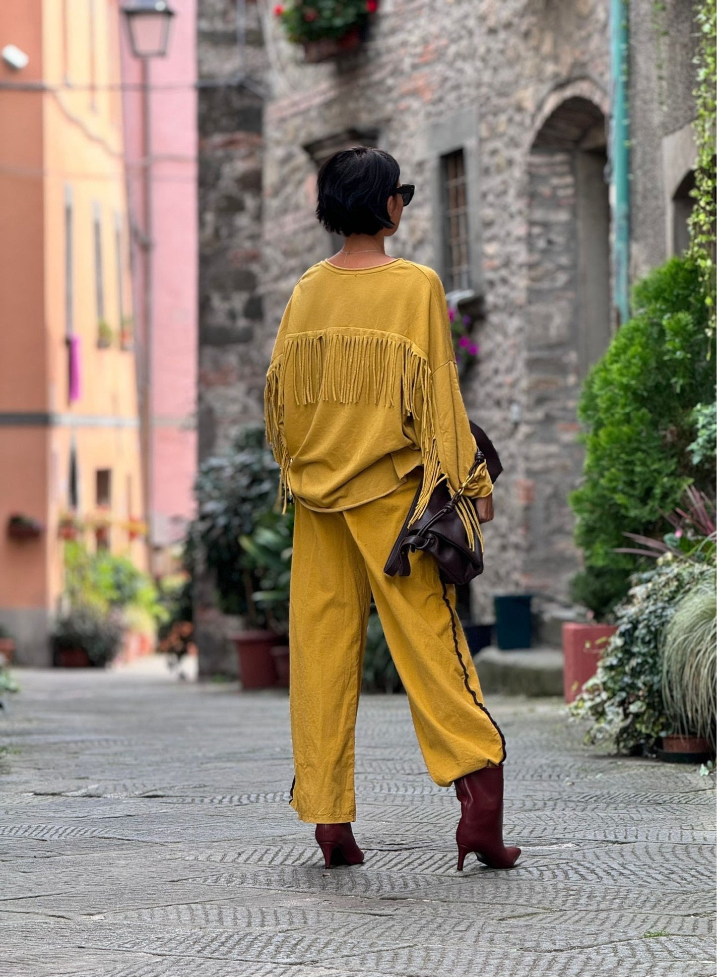 Pants Lyra mustard