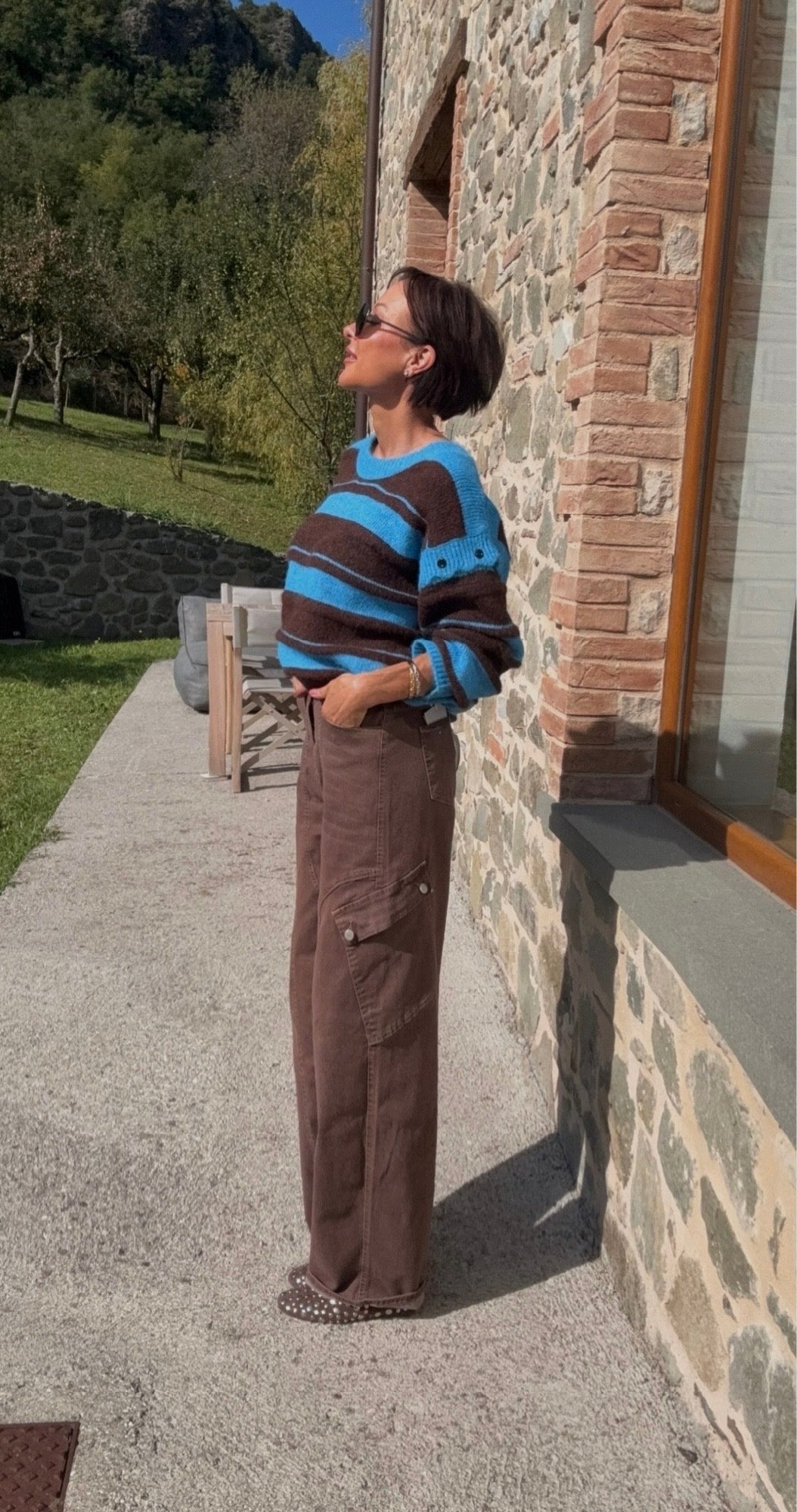 Jeans cargo brown