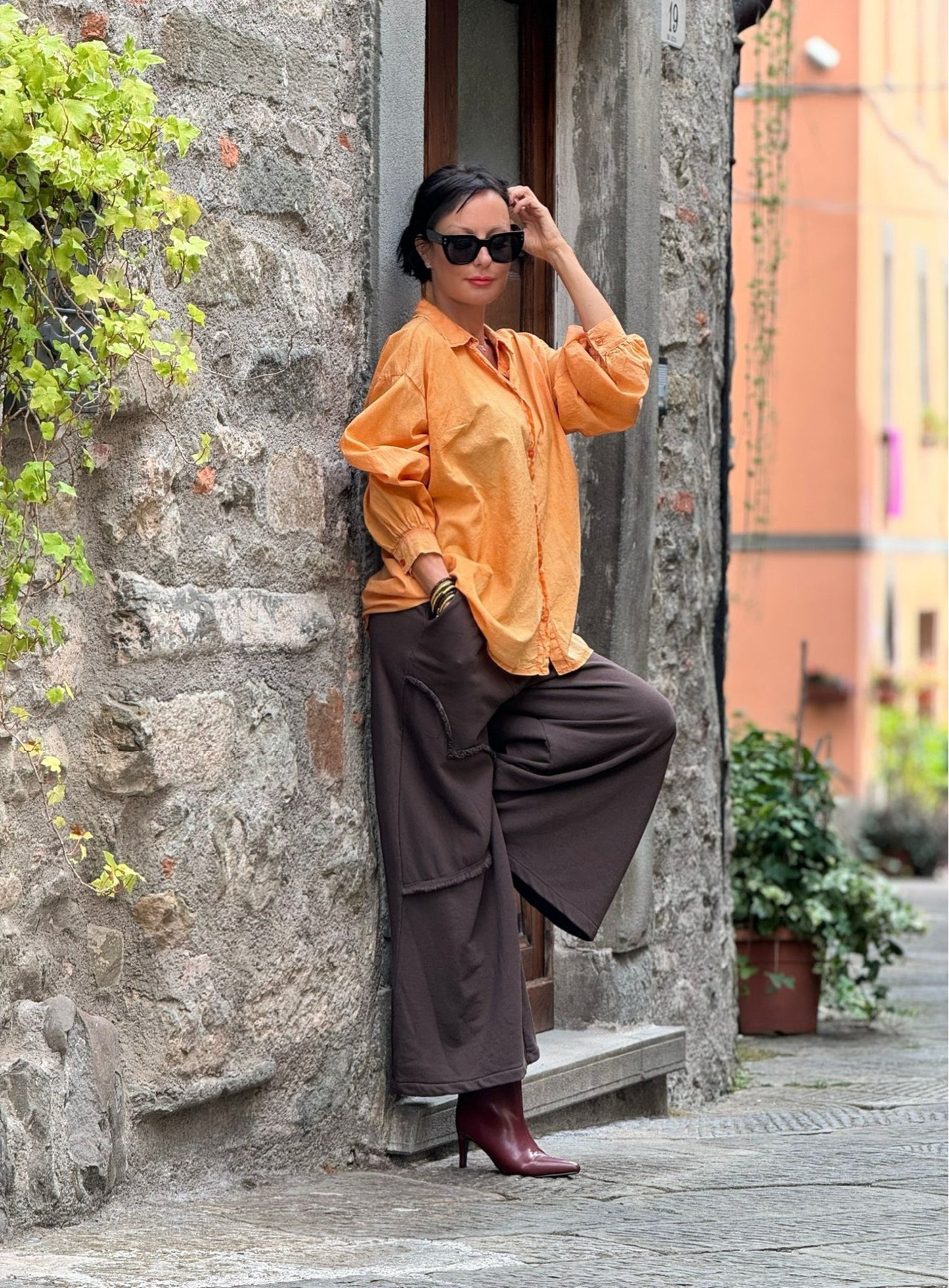 Blouse tangerine bowl
