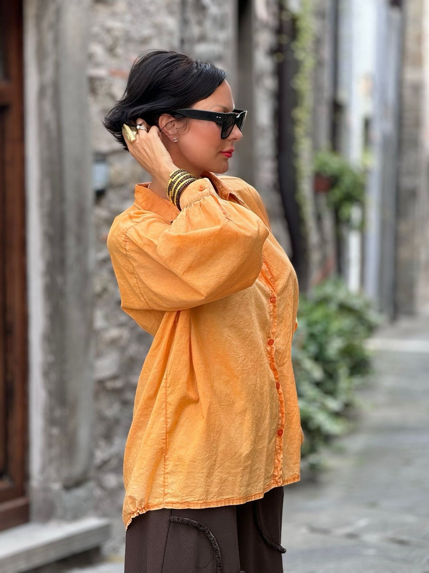 Blouse tangerine bowl