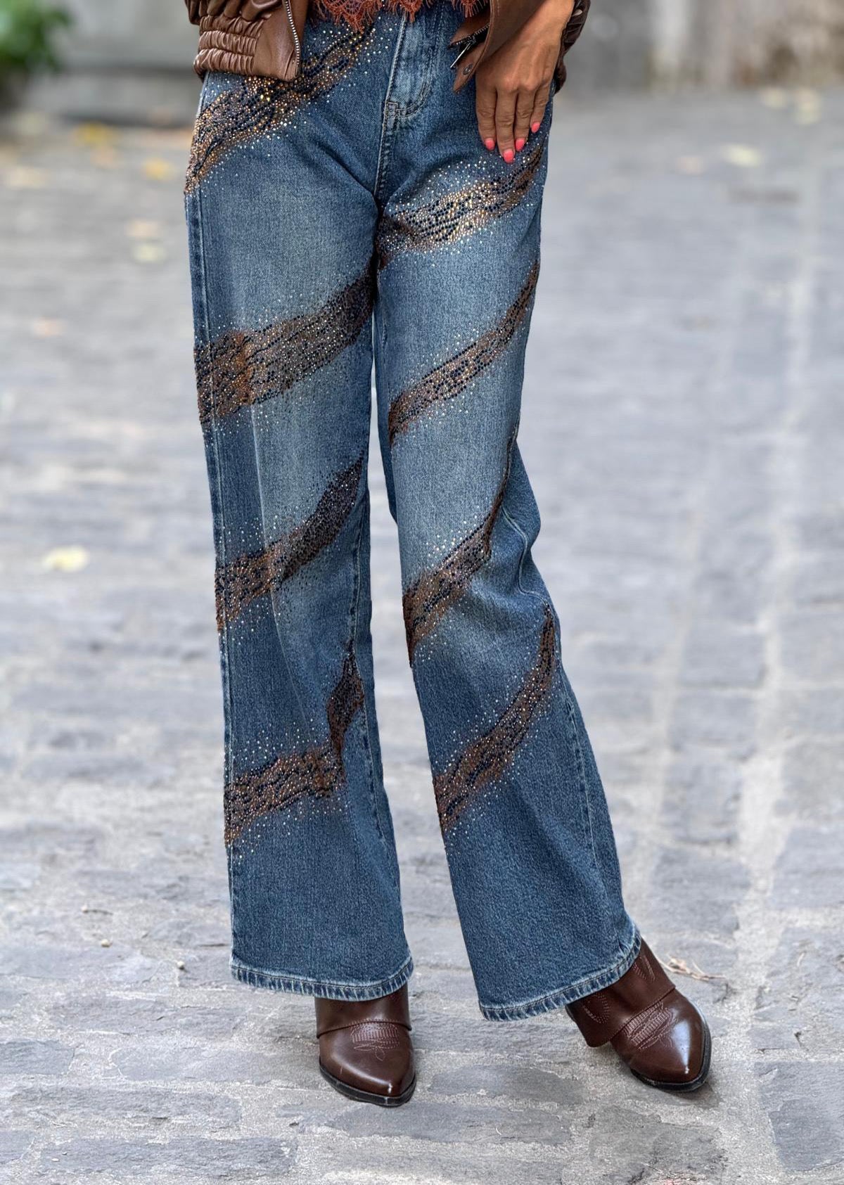 Pants Elowen tiger jeans