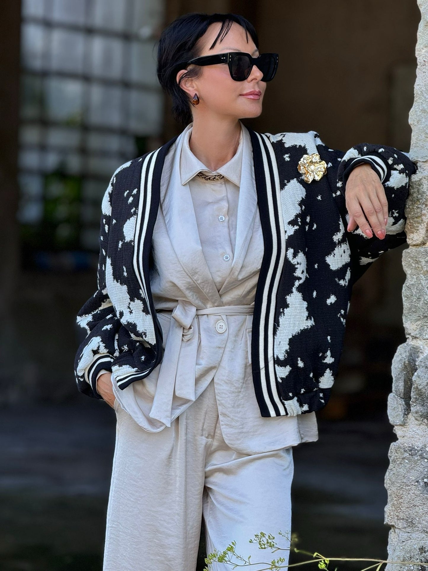 Bomber Malia white