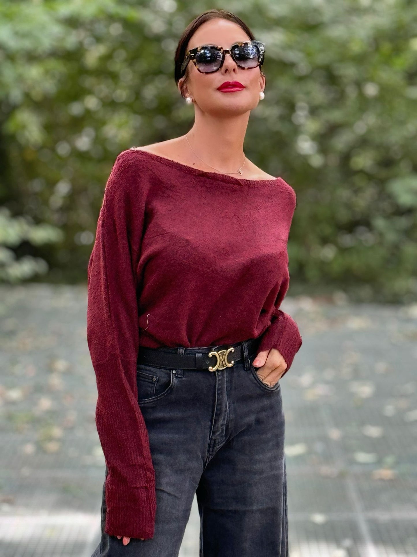 Pull Colette burgundy