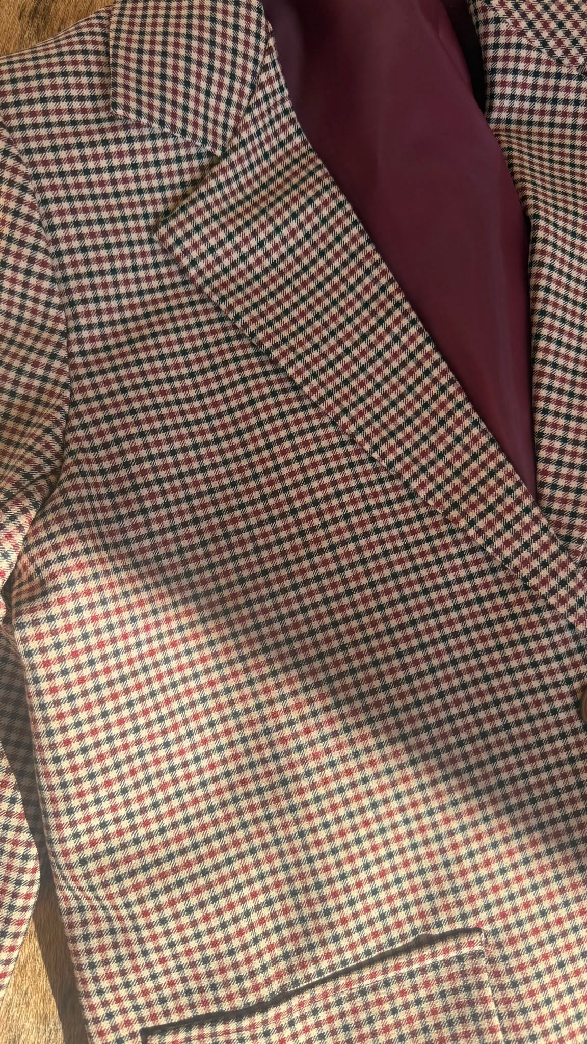 Blazer Isola tartan