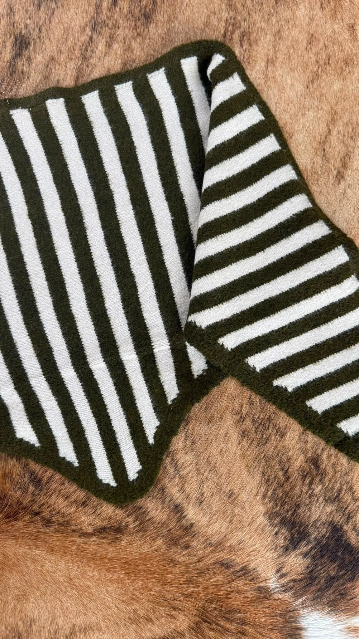 Scarf Allegra striped woods