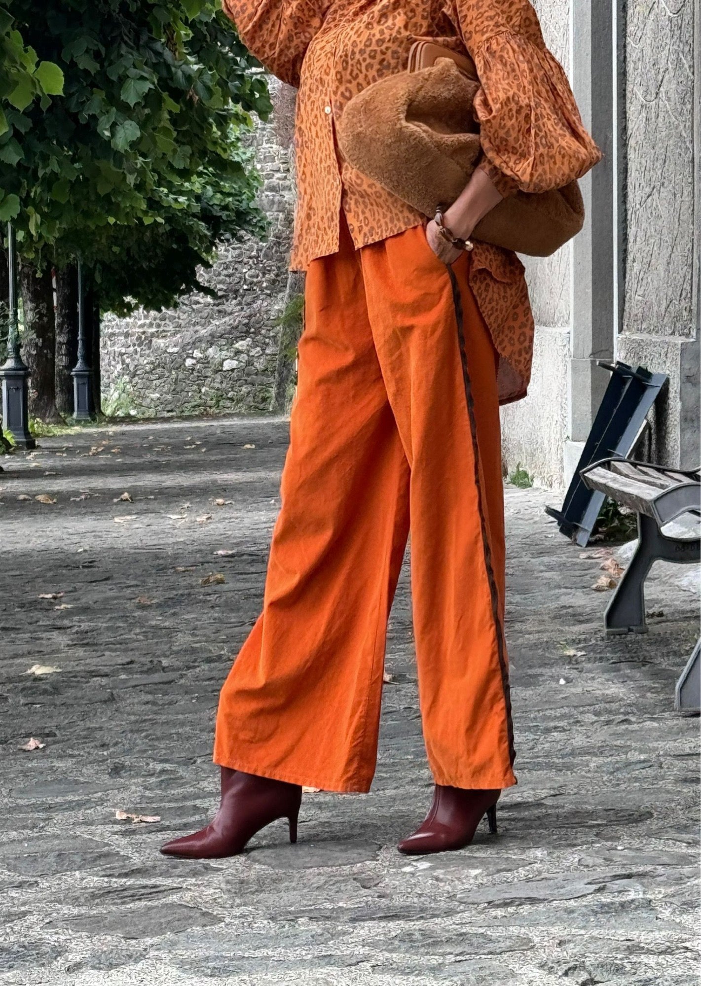 Pants Lyra tangerine