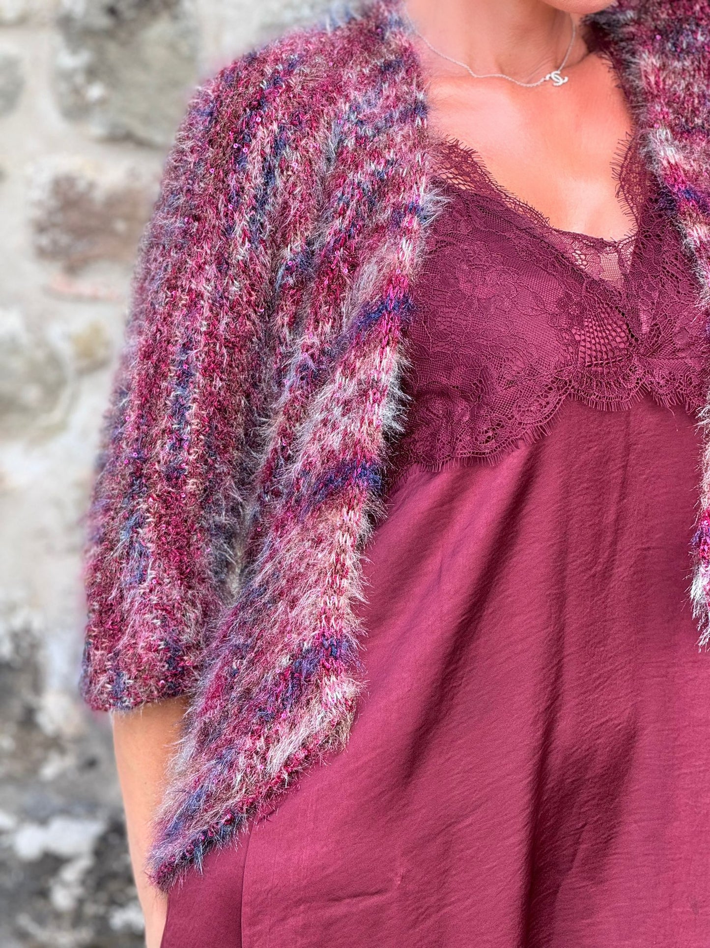 Cardigan Ember burgundy