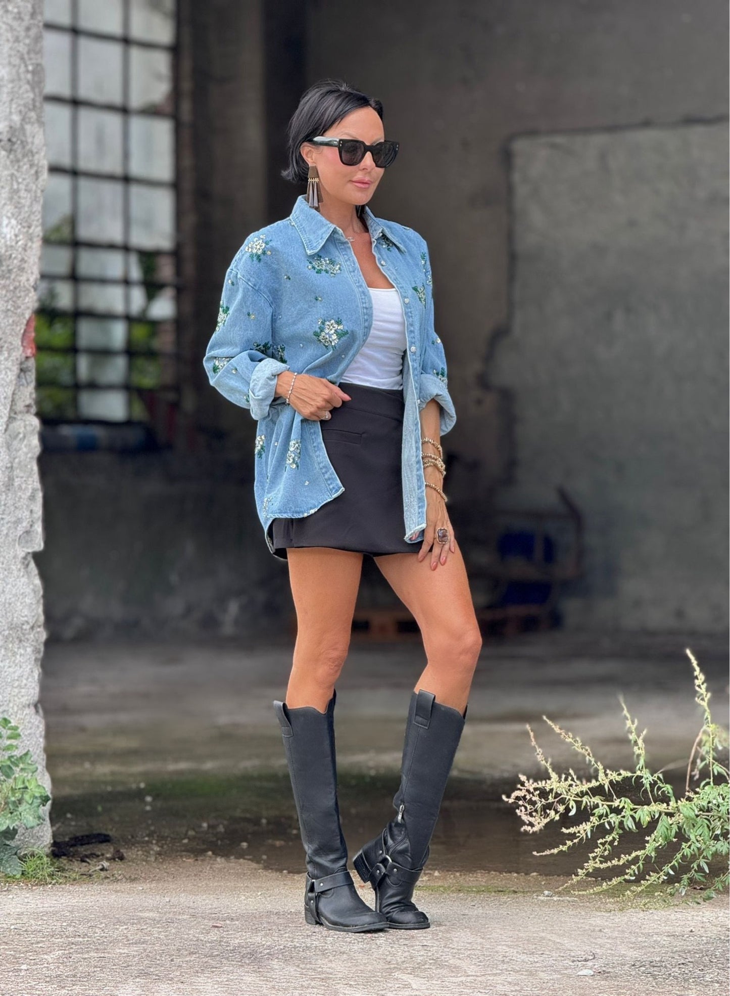 Jacket Lyra strass jeans