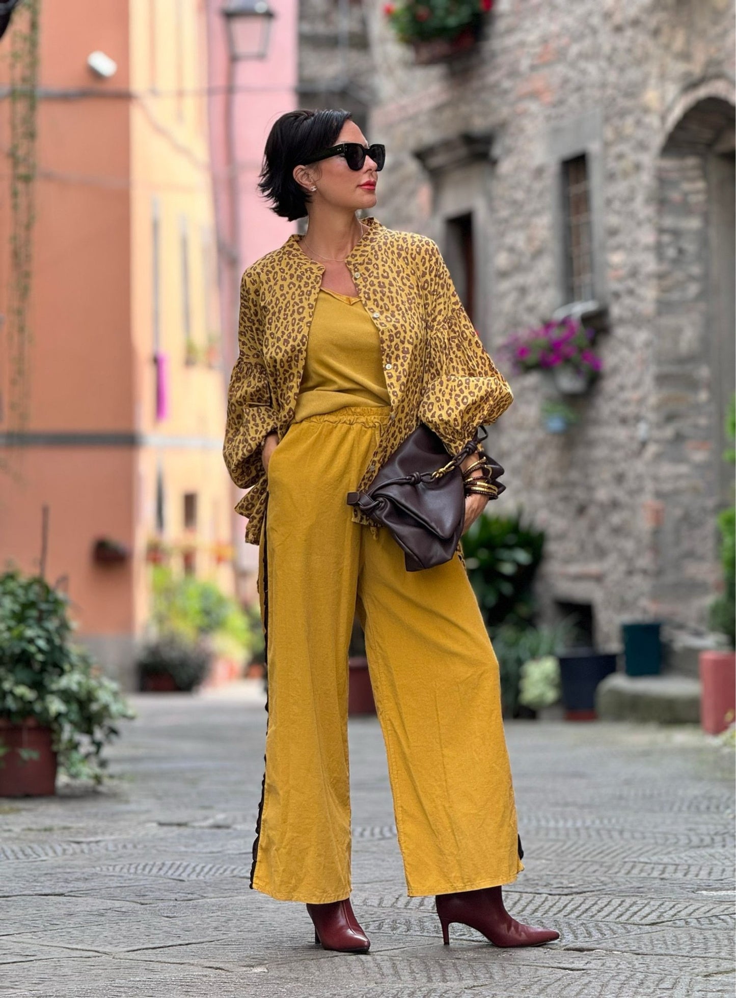 Pants Lyra mustard