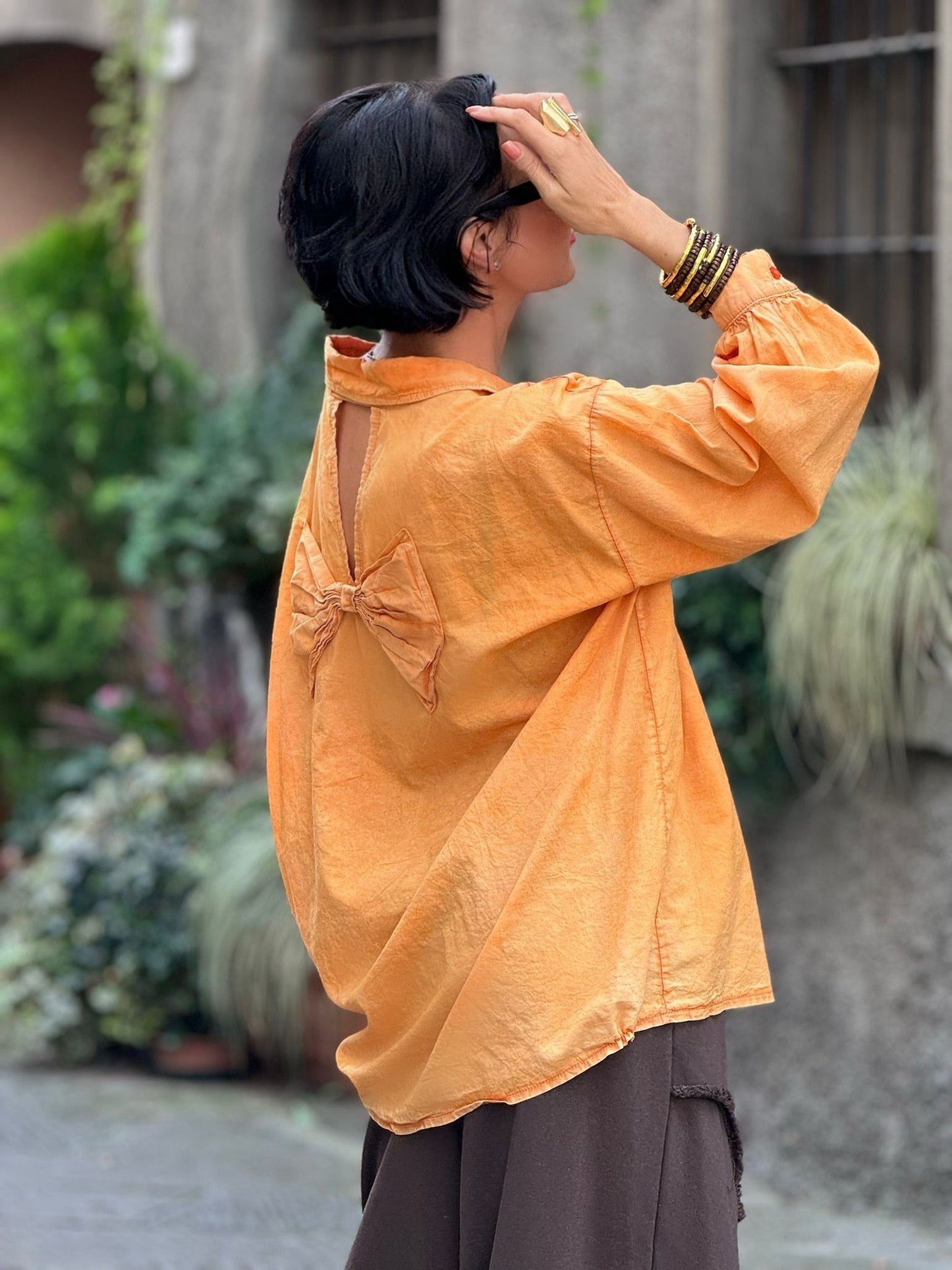 Blouse tangerine bowl