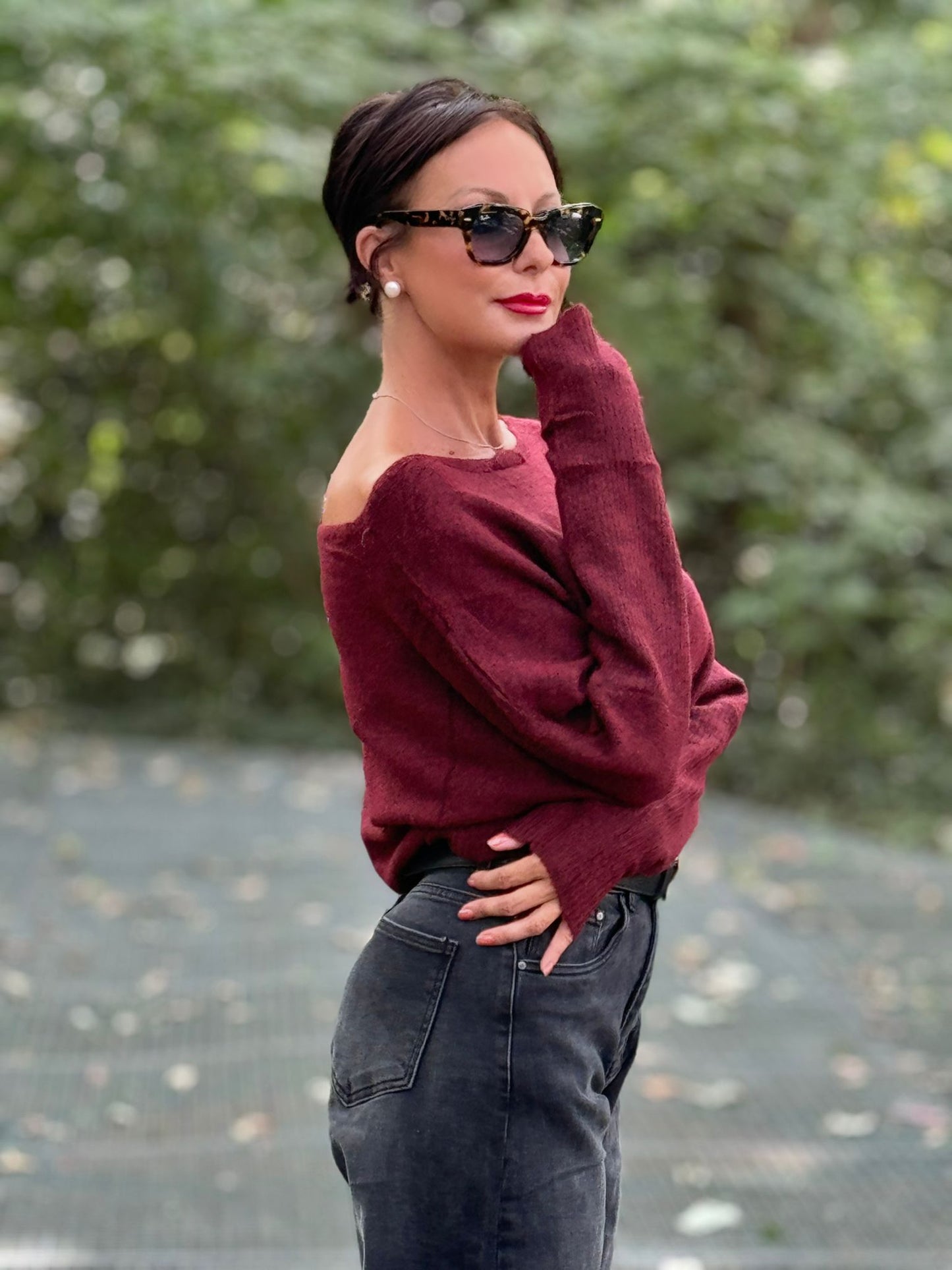 Pull Colette burgundy
