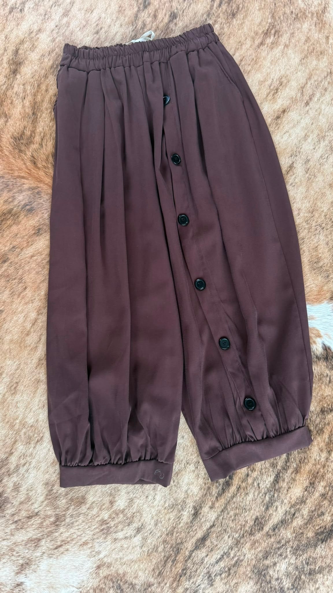 Pants Allegra buttons choco