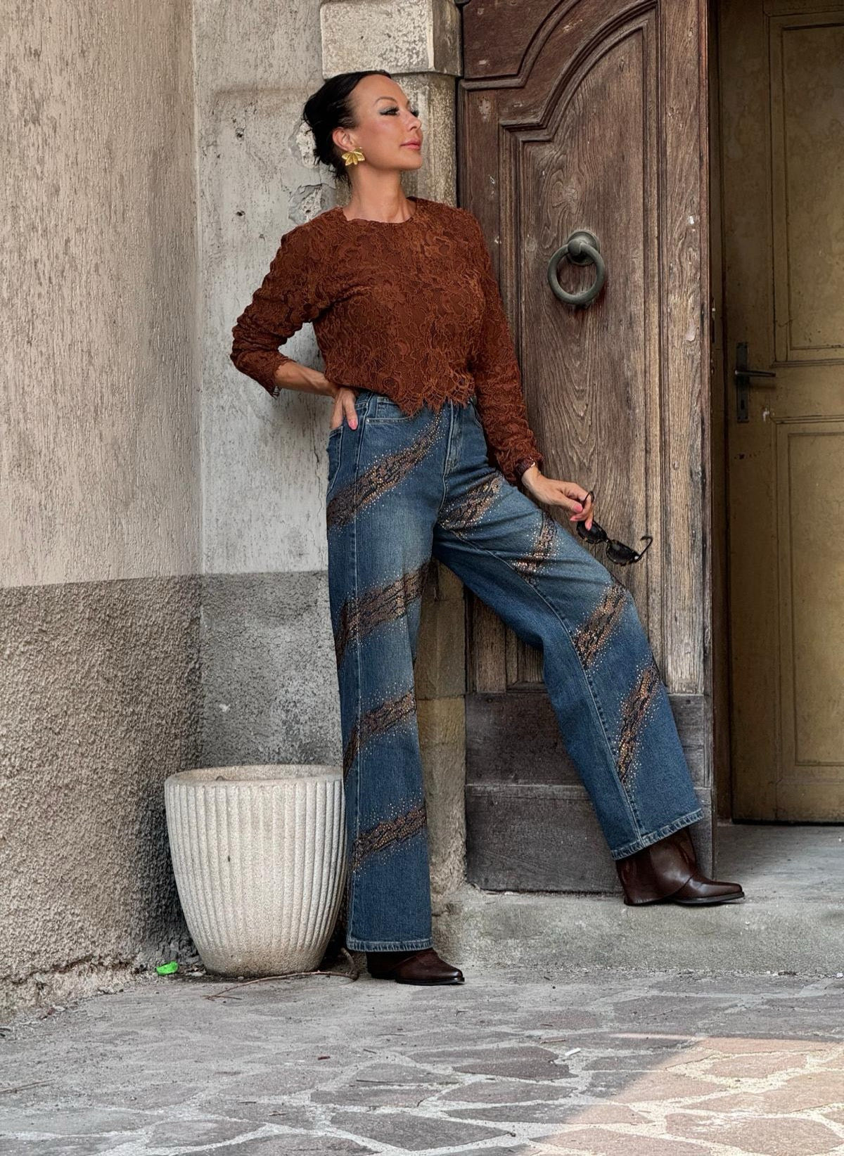 Pants Elowen tiger jeans