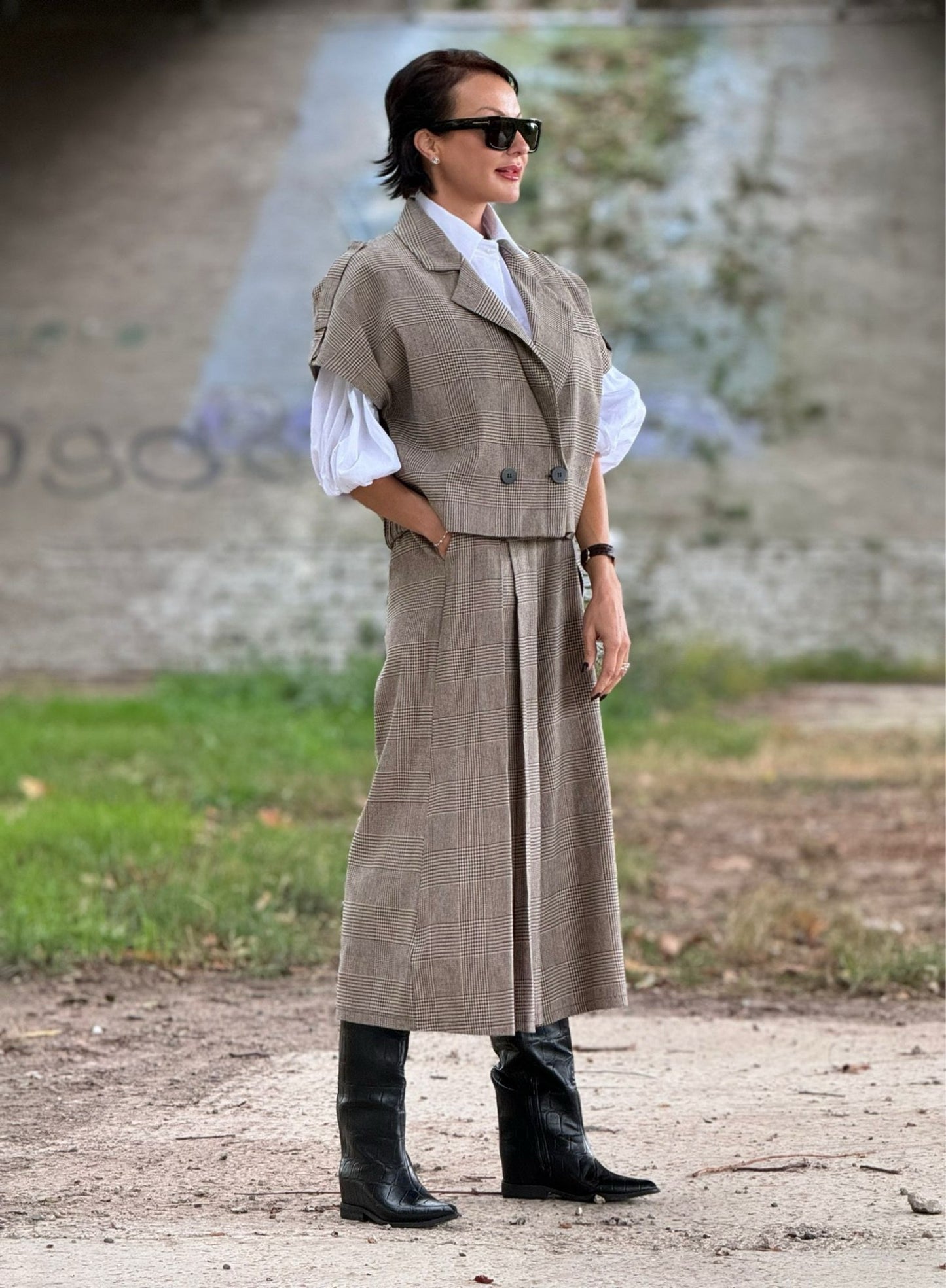 Jacket Irina tartan