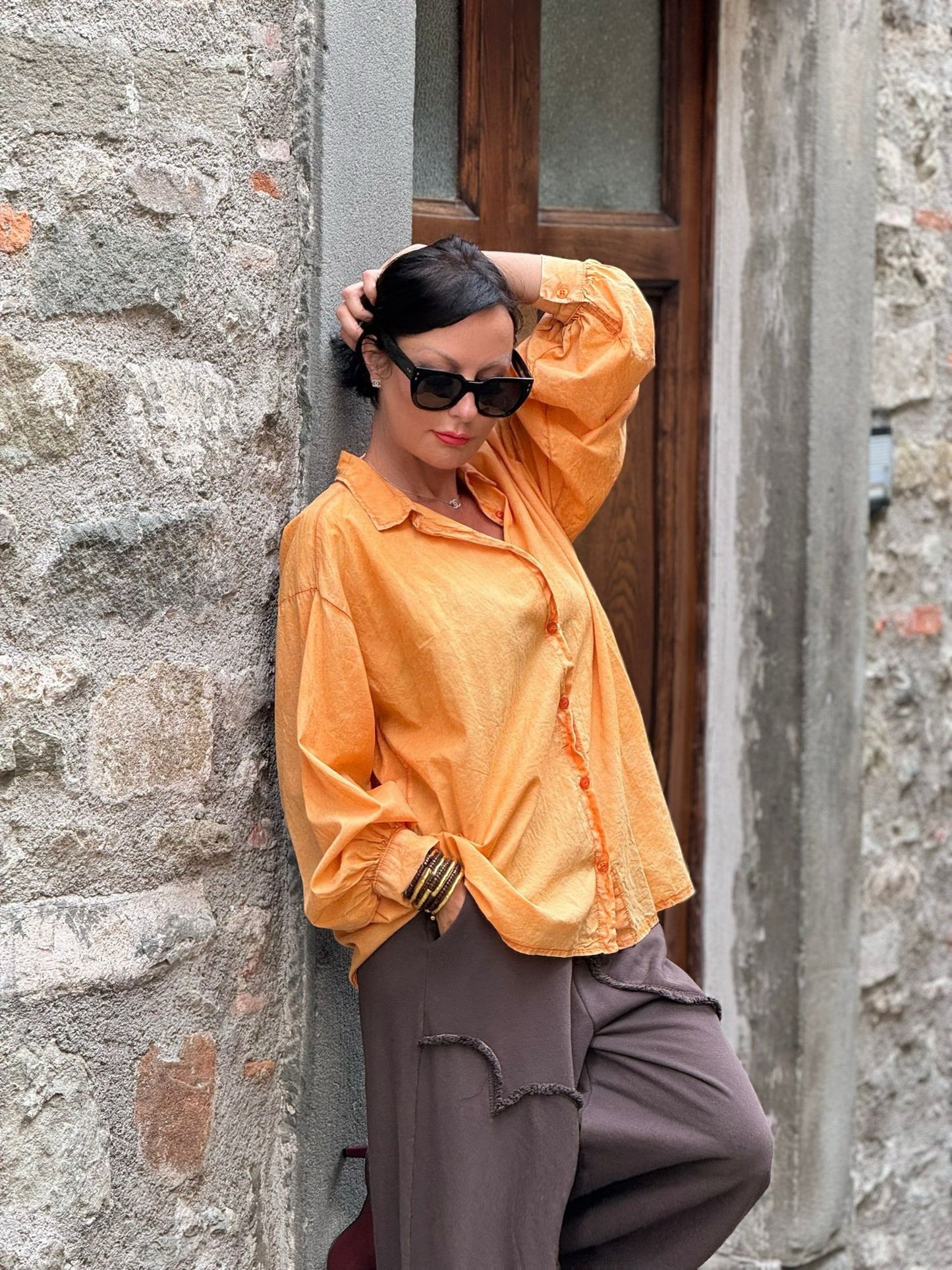 Blouse tangerine bowl