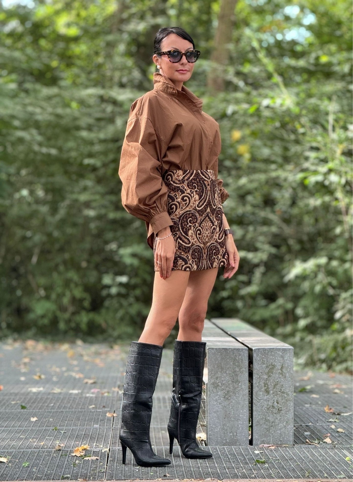 Skirt Scarlett choco