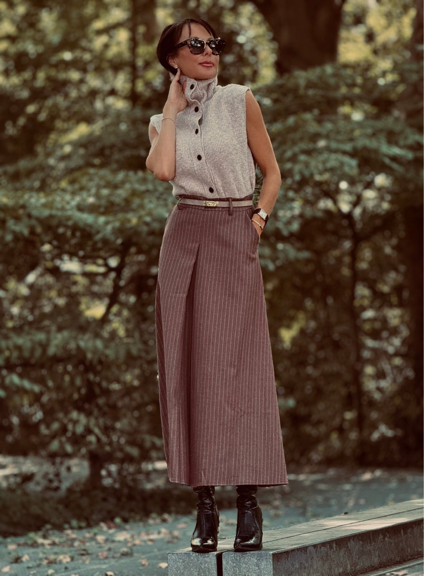 Pull Ella taupe
