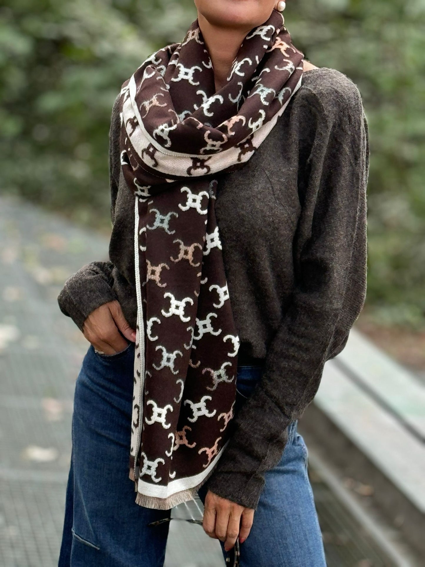 Scarf CC choco
