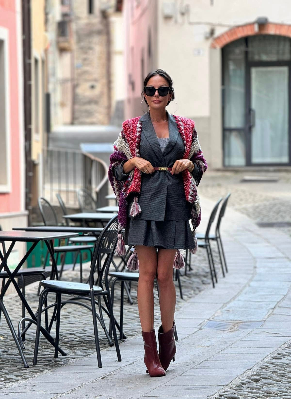 Blazer Raven tartan