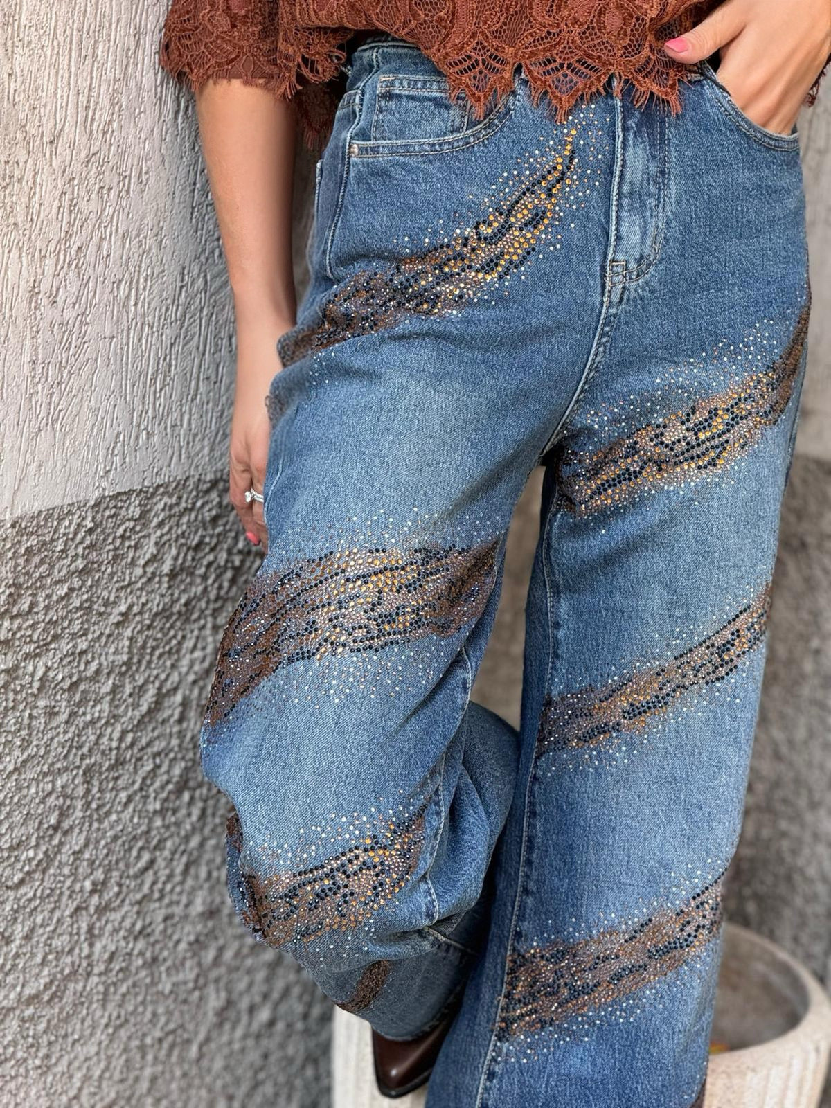 Pants Elowen tiger jeans