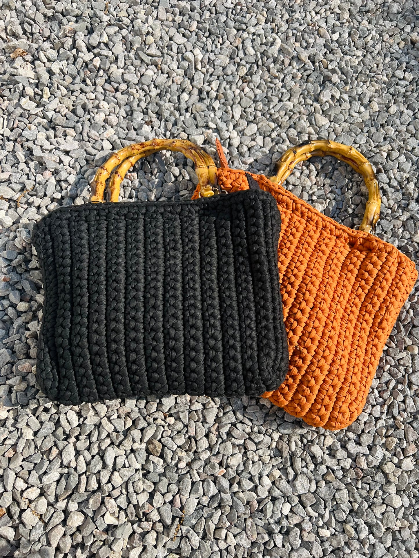 Bag crochet black