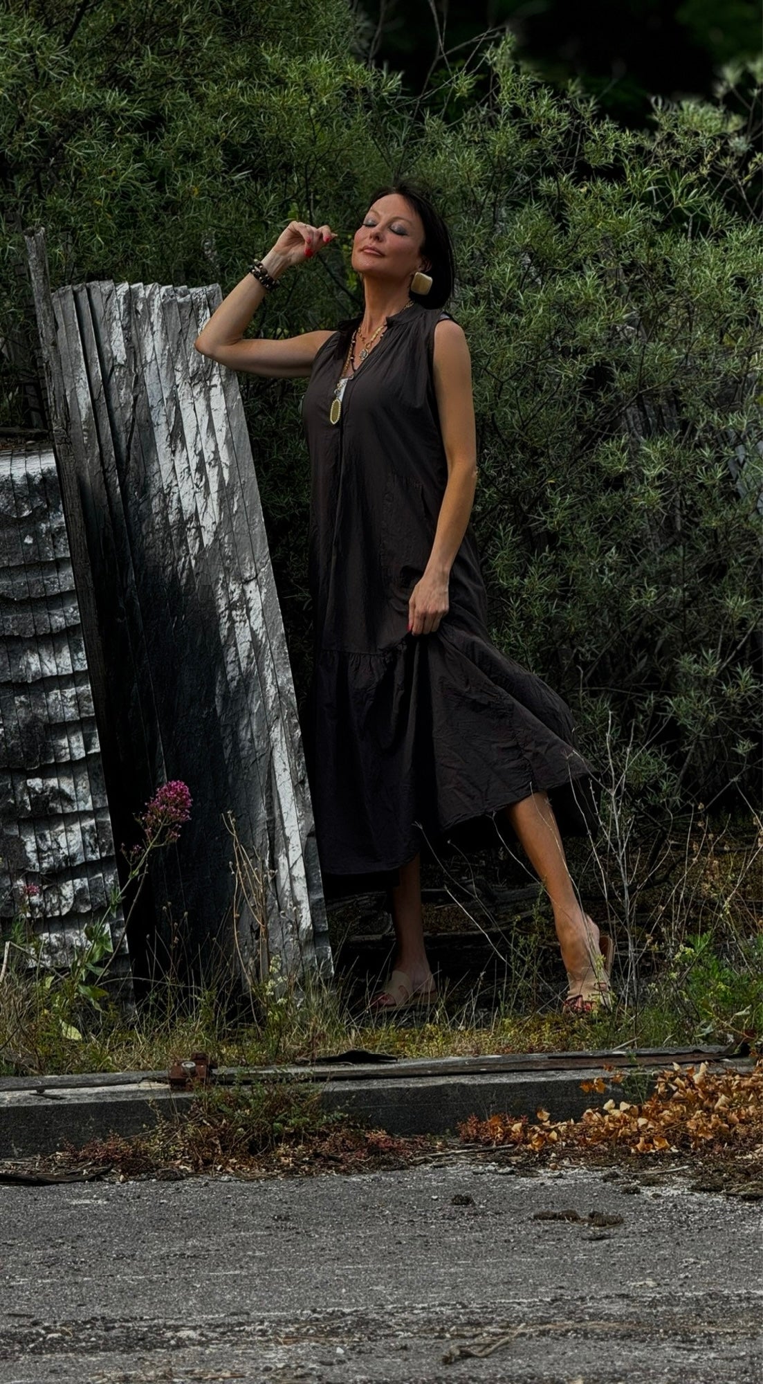 Dress Claire uni choco