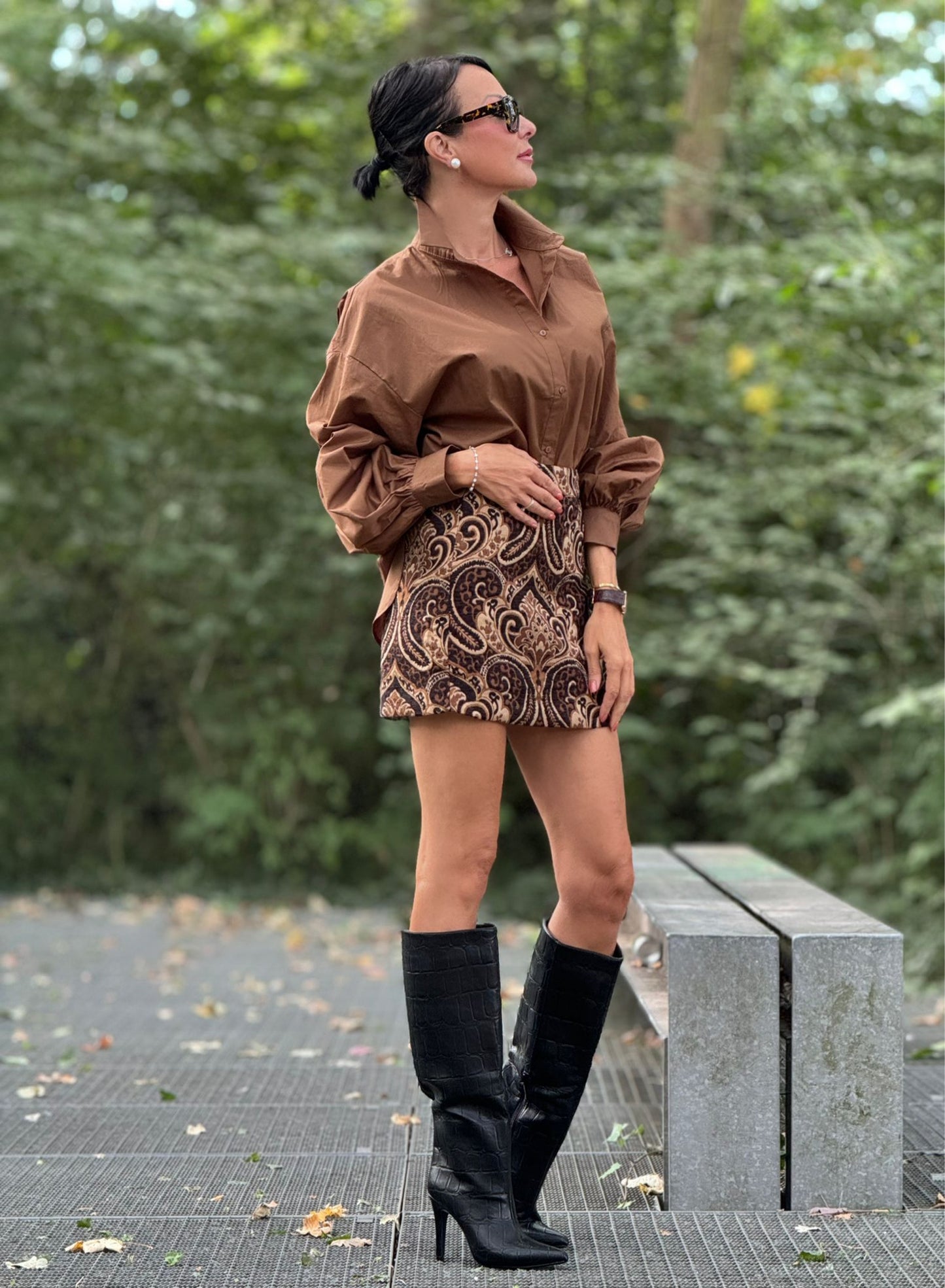 Skirt Scarlett choco